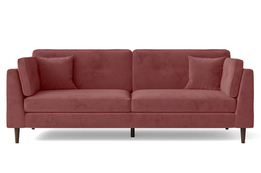 Ragusa 4 Seater Sofa Pink Velvet