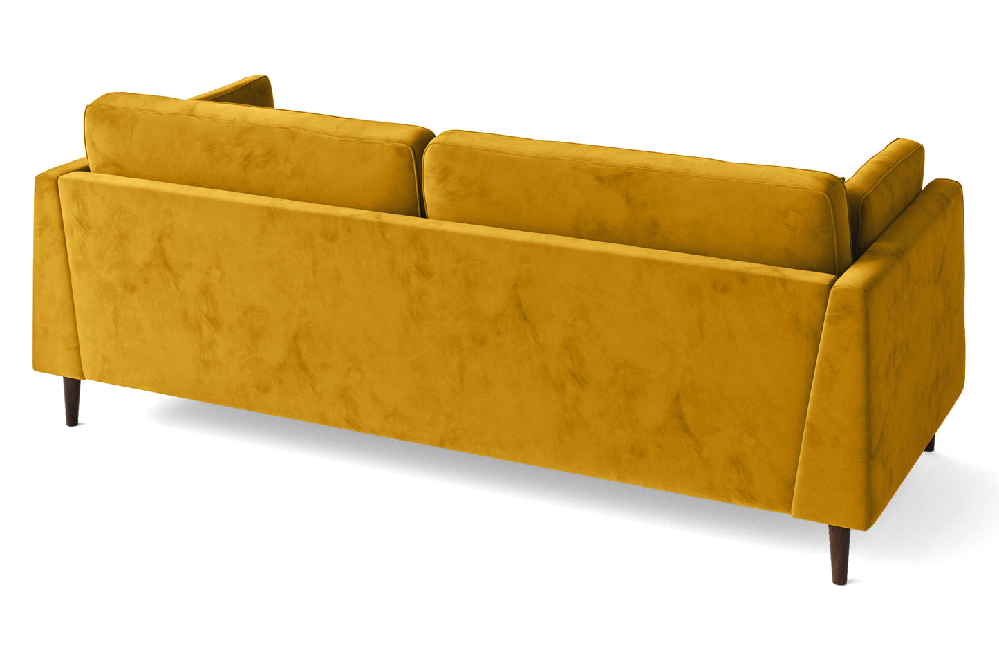 Ragusa 4 Seater Sofa Yellow Velvet