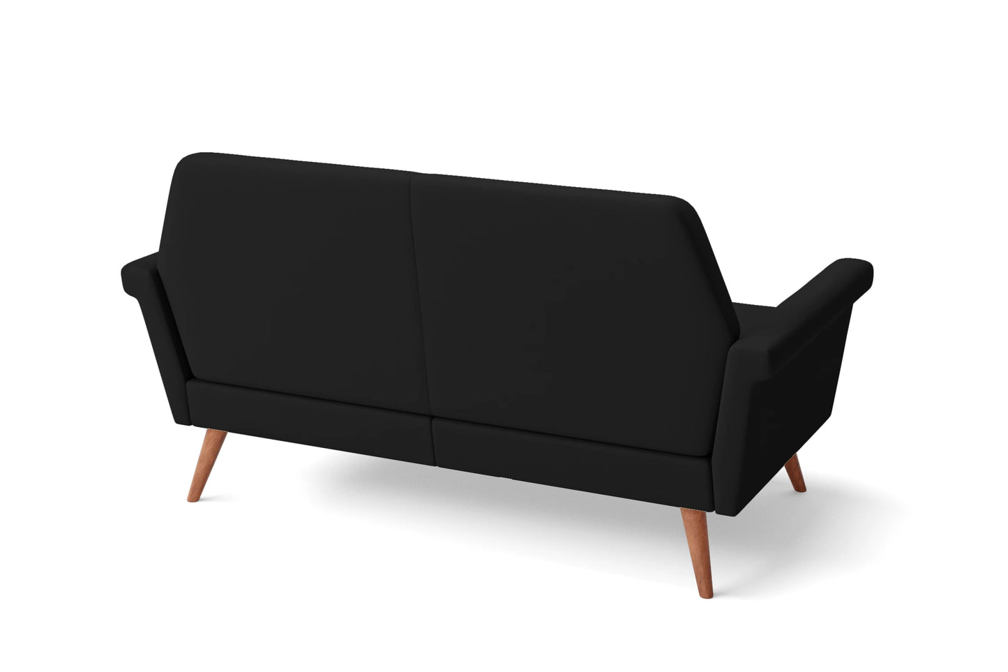 Ravenna 2 Seater Sofa Black Leather