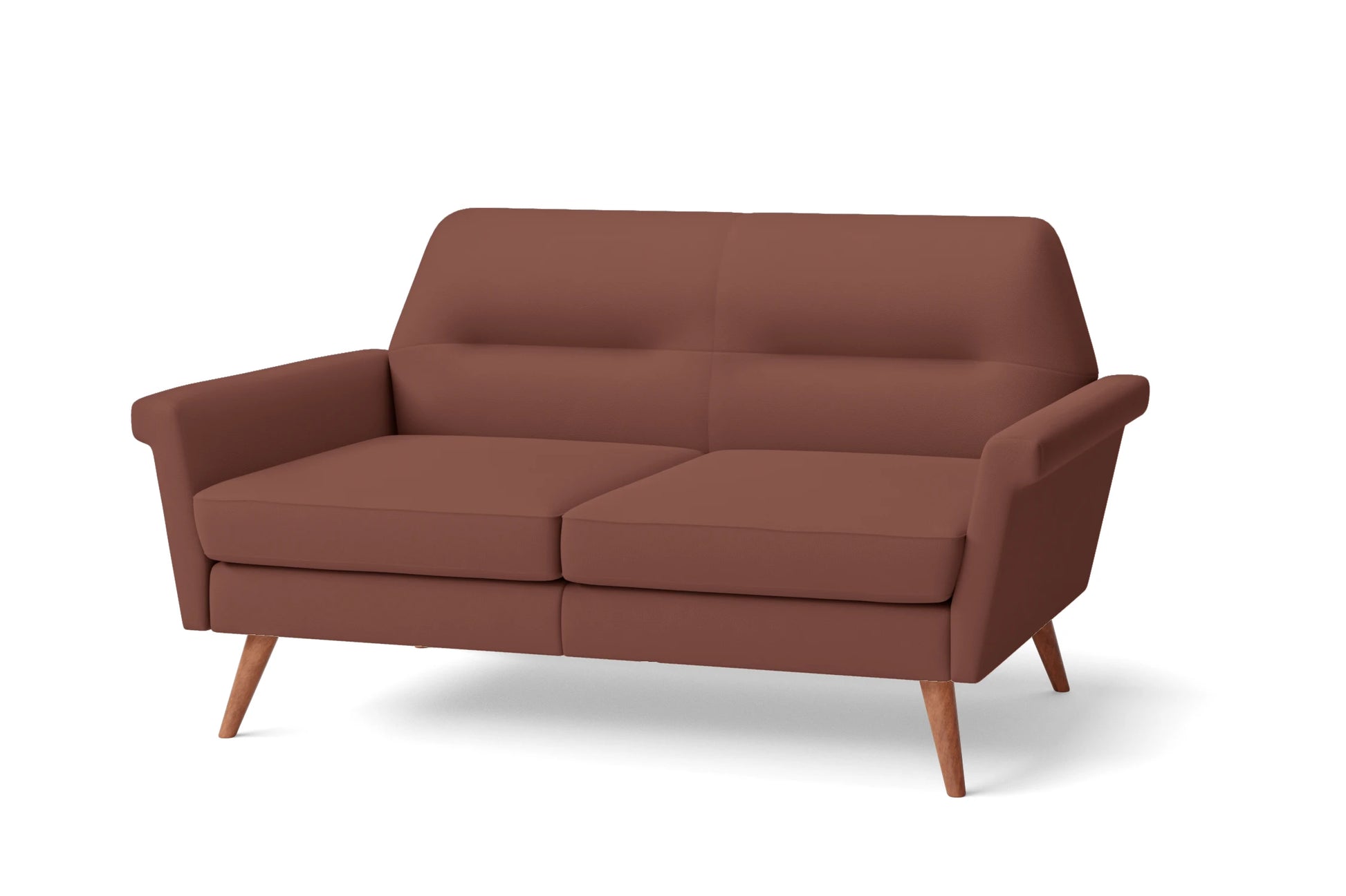 Ravenna 2 Seater Sofa Mauve Leather