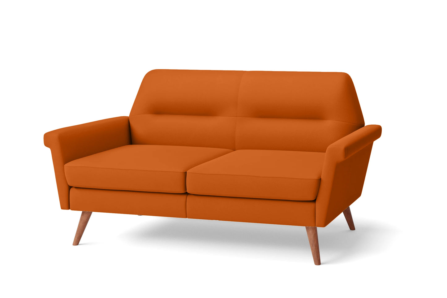 Ravenna 2 Seater Sofa Orange Leather