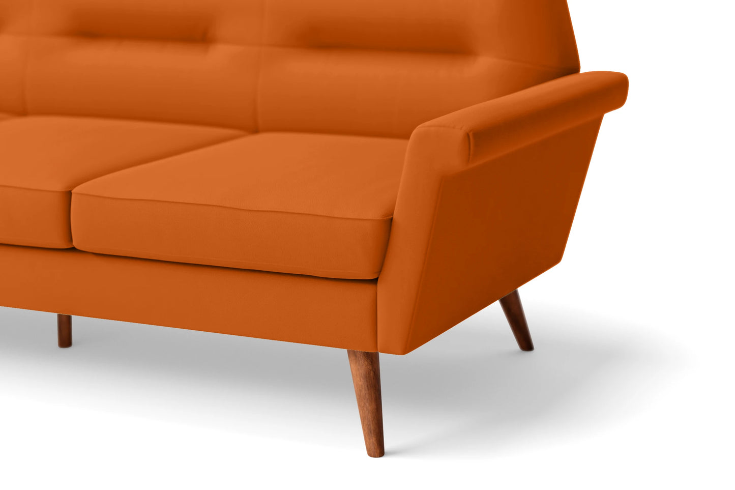 Ravenna 2 Seater Sofa Orange Leather