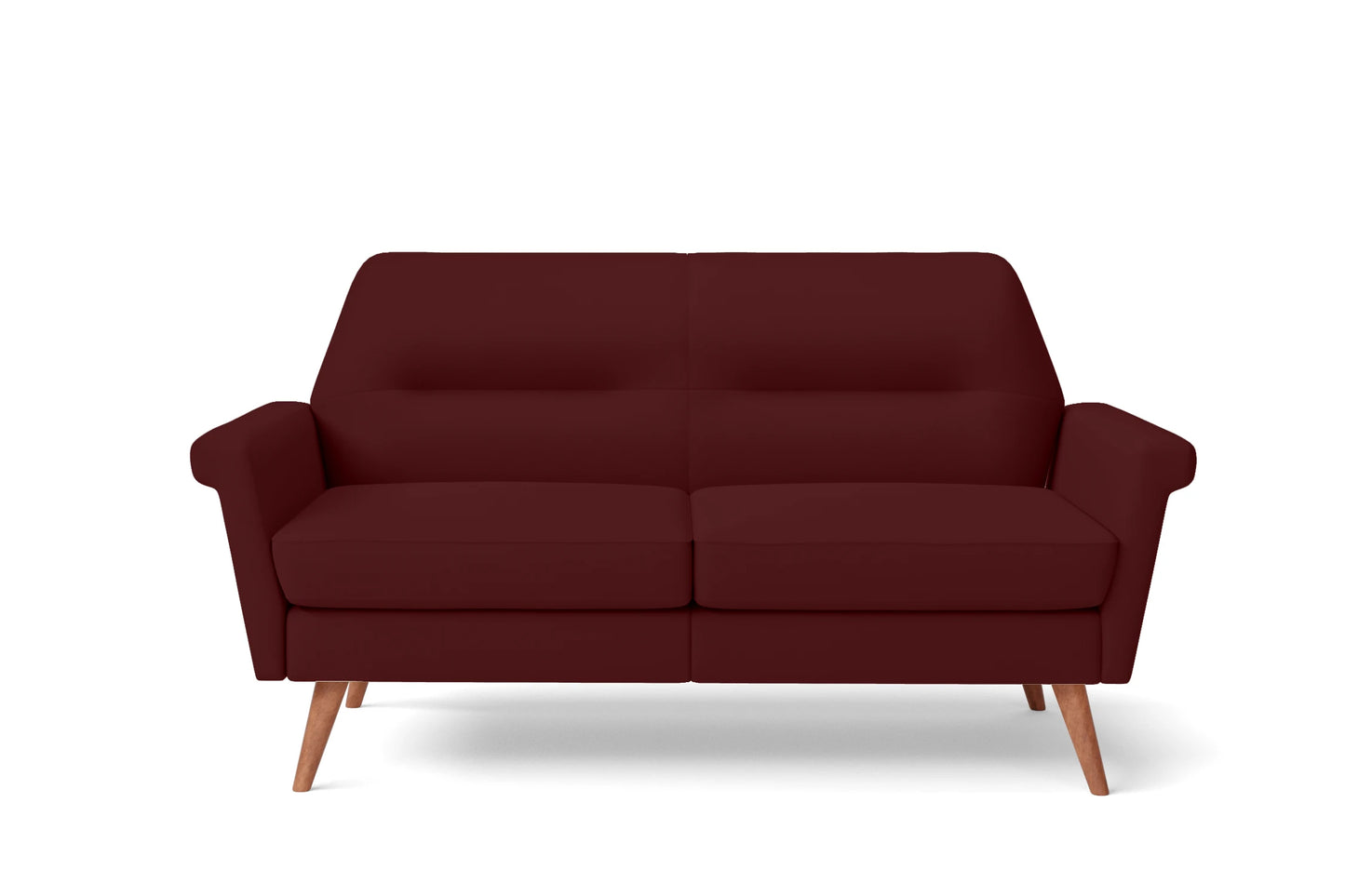 Ravenna 2 Seater Sofa Red Leather