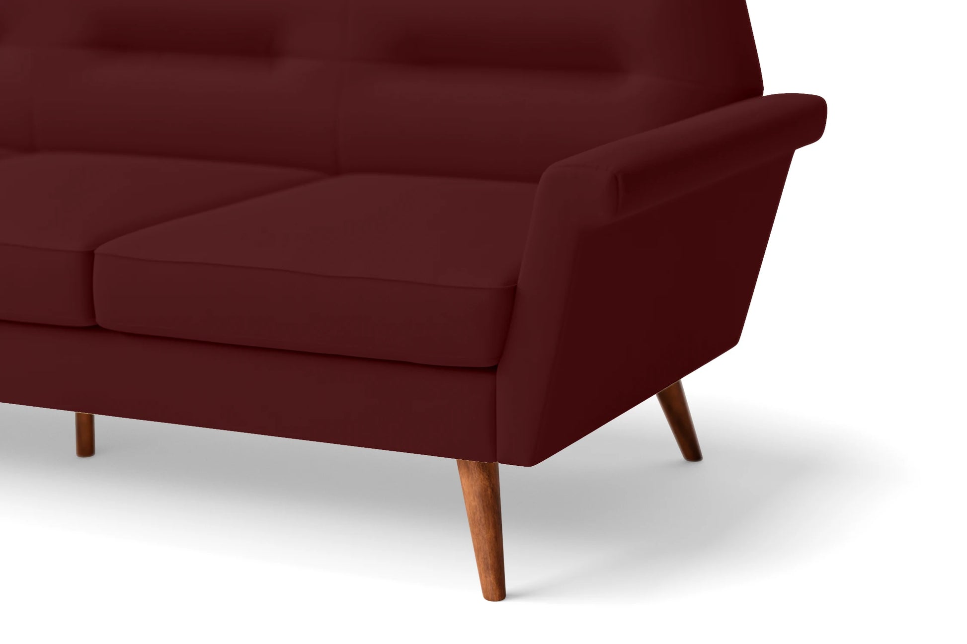 Ravenna 2 Seater Sofa Red Leather