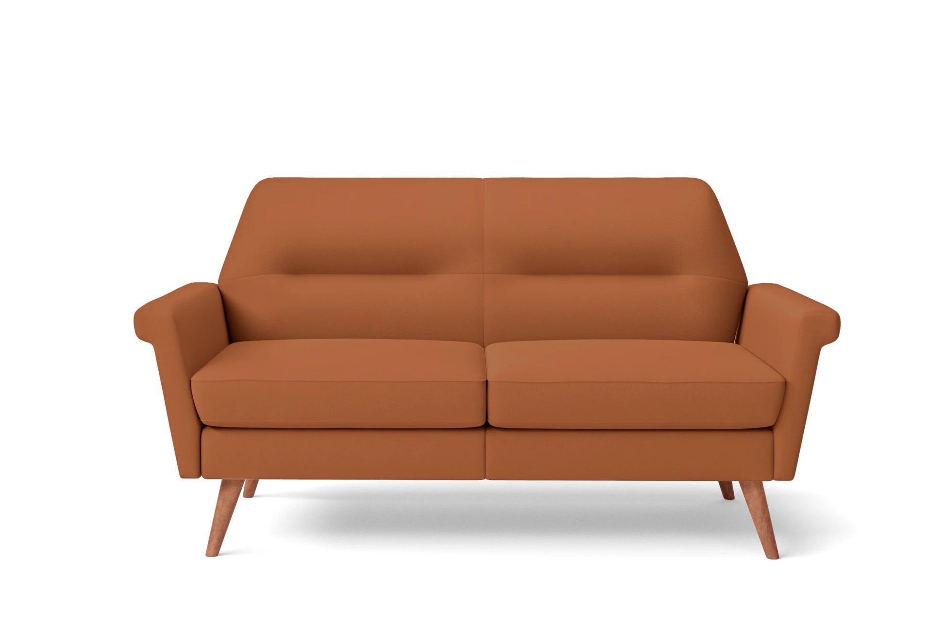 Ravenna 2 Seater Sofa Tan Brown Leather