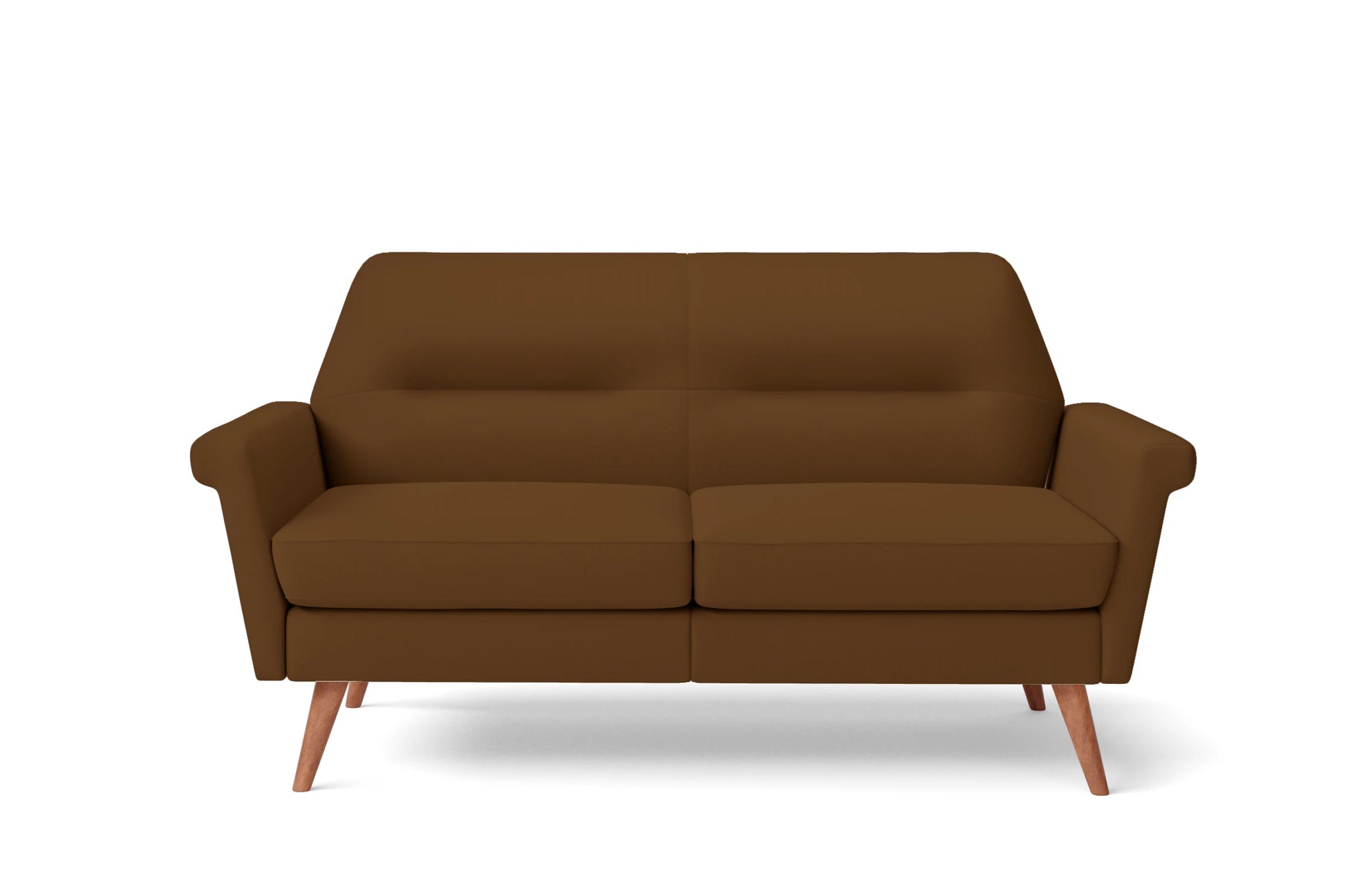 Ravenna 2 Seater Sofa Walnut Brown Leather