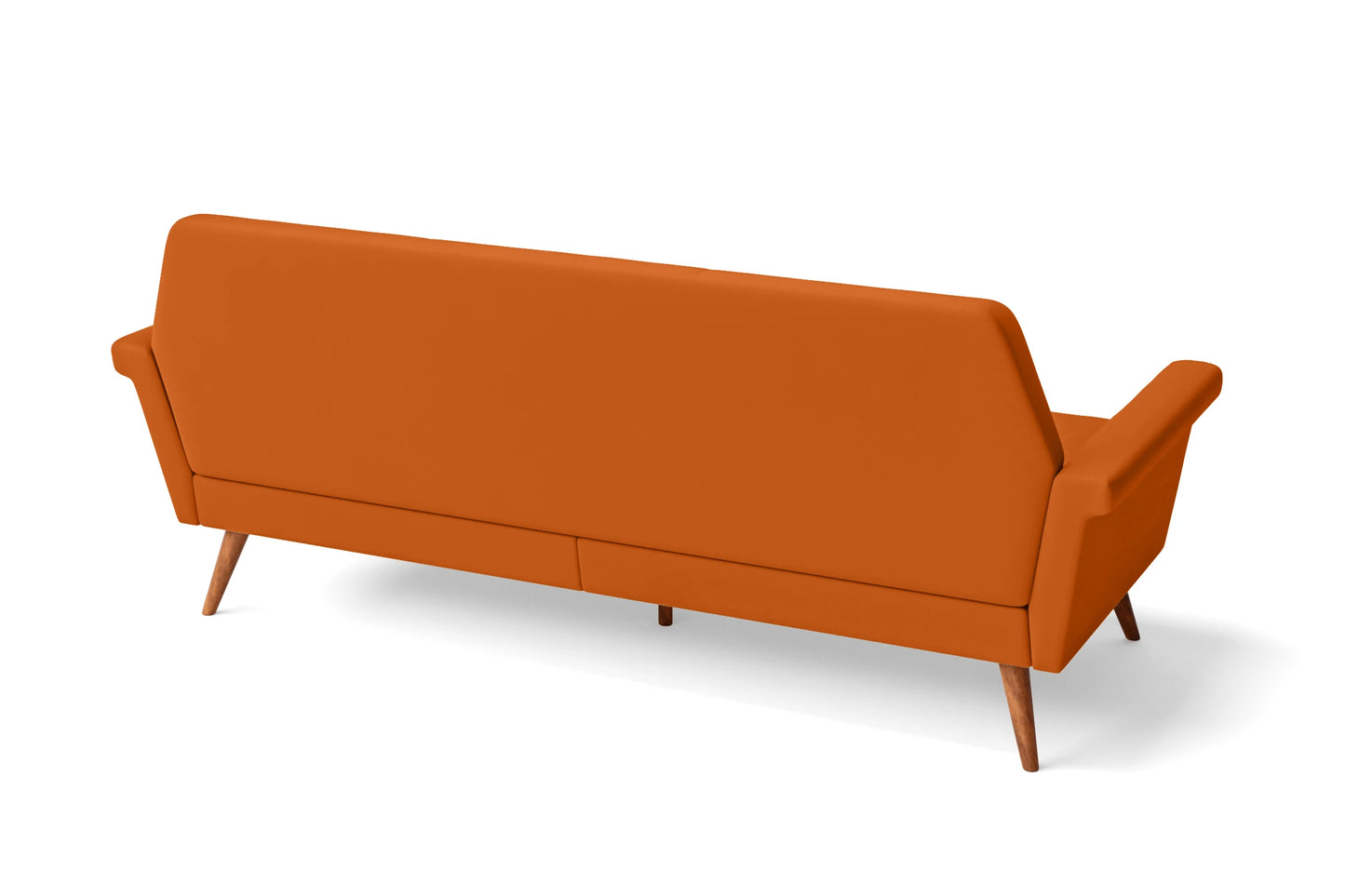 Ravenna 3 Seater Sofa Orange Leather