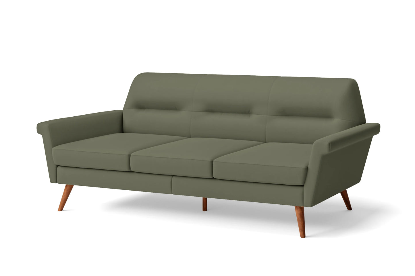 Ravenna 3 Seater Sofa Sage Leather