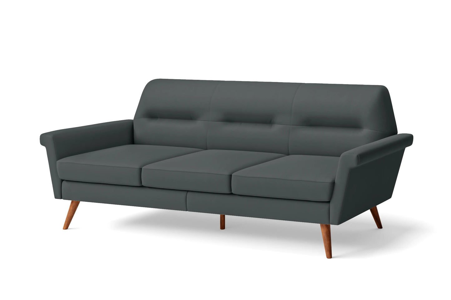 Ravenna 3 Seater Sofa Slate Leather