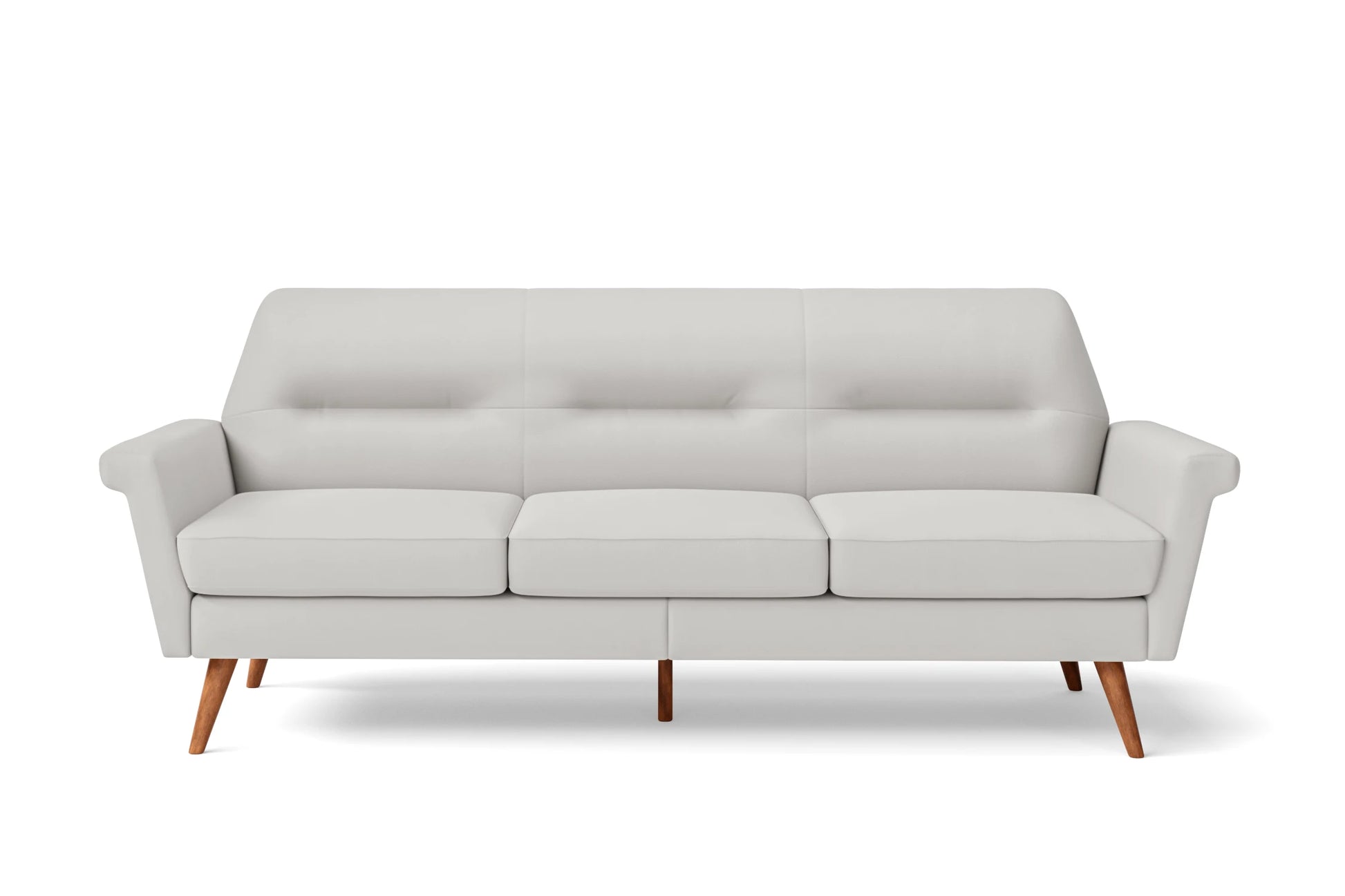 Ravenna 3 Seater Sofa White Leather