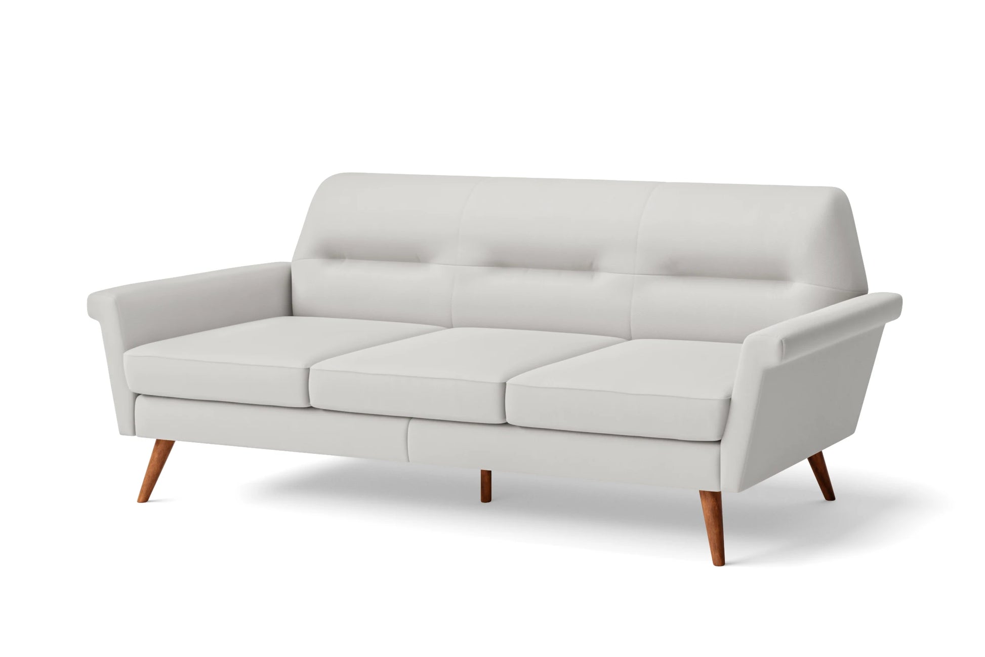 Ravenna 3 Seater Sofa White Leather