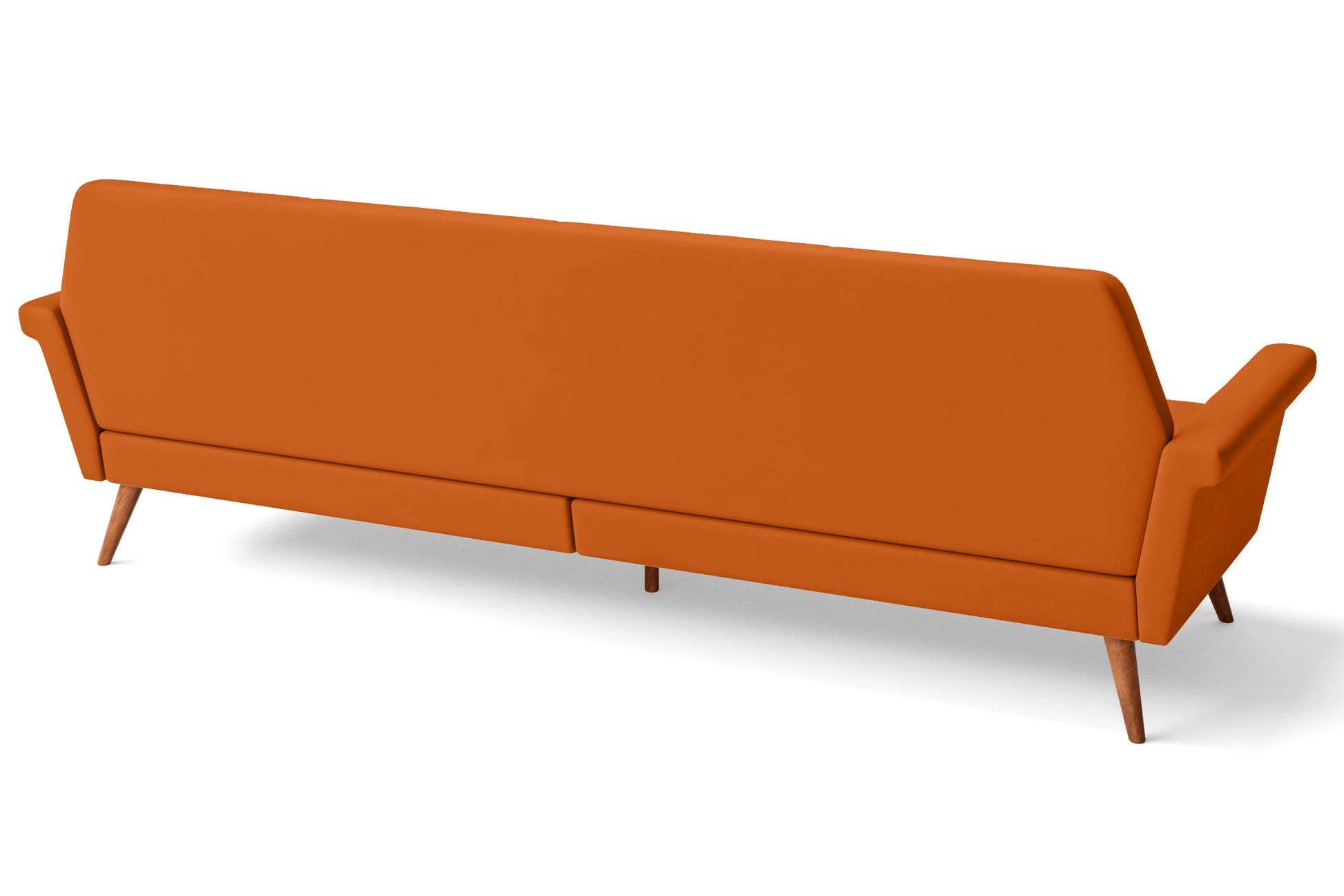 Ravenna 4 Seater Sofa Orange Leather