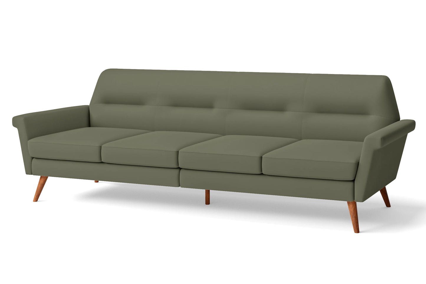 Ravenna 4 Seater Sofa Sage Leather