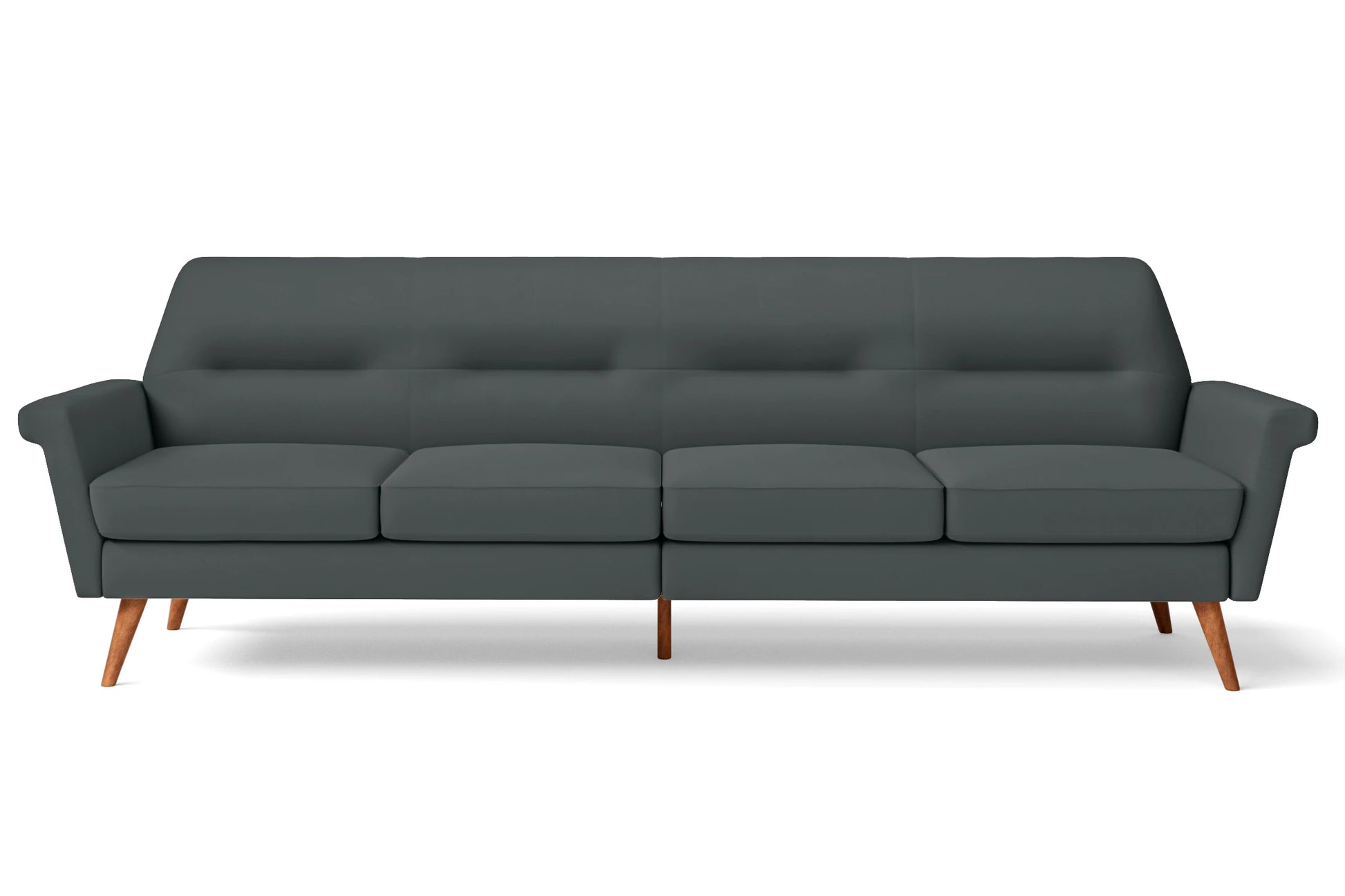 Ravenna 4 Seater Sofa Slate Leather