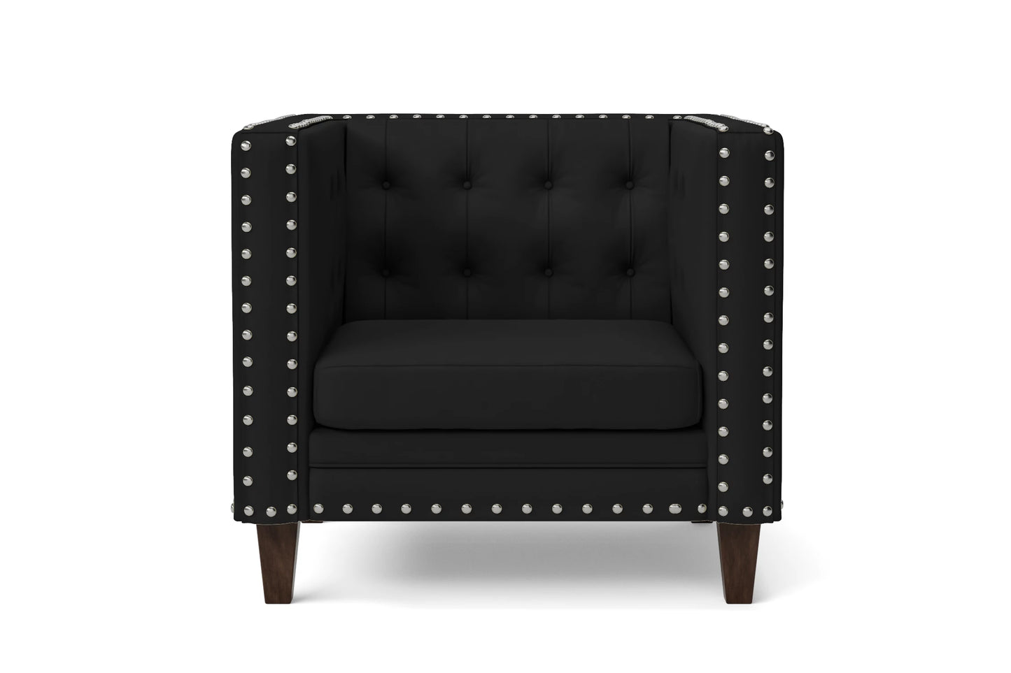 Rovigo Armchair Black Leather