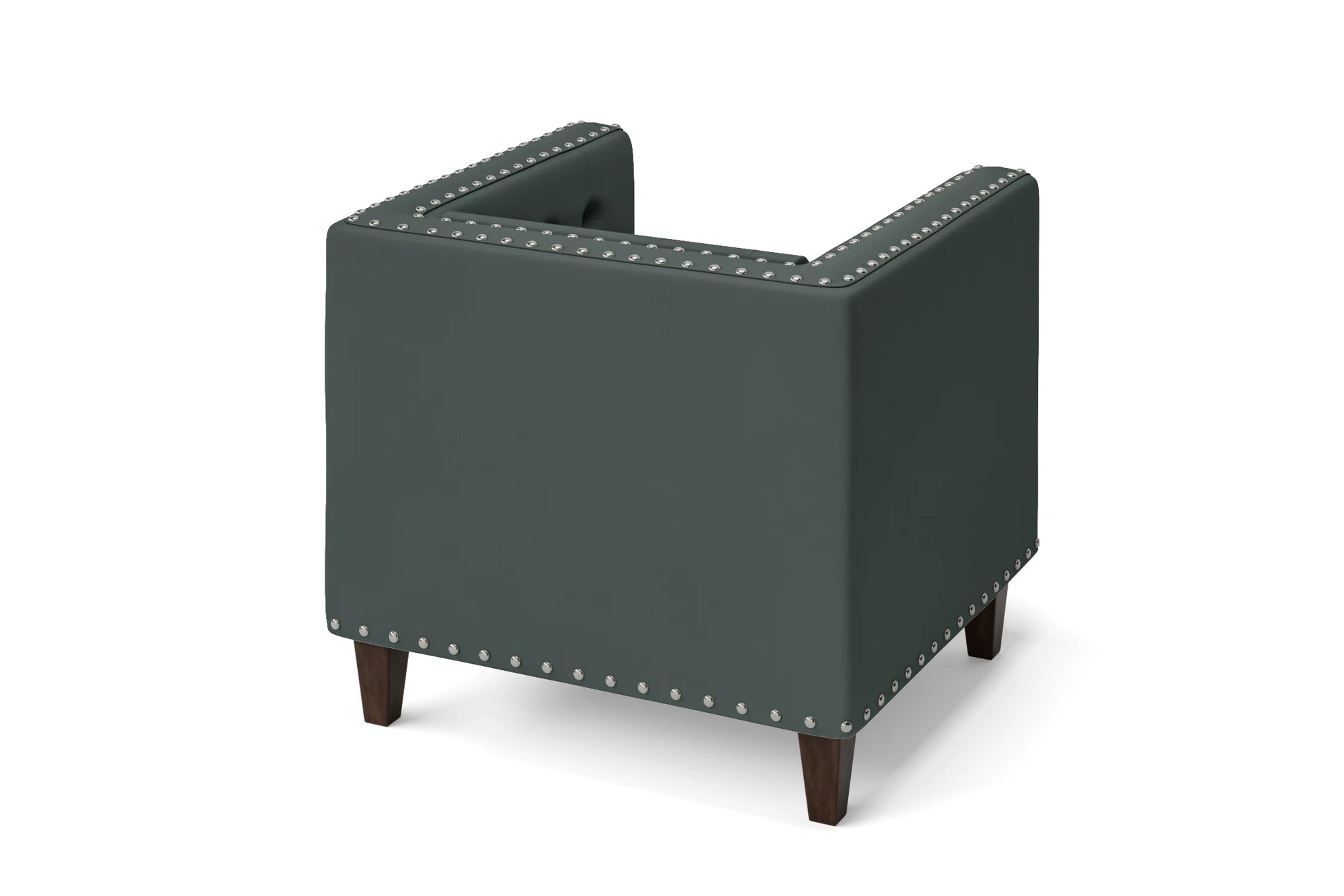 Rovigo Armchair Dusky Turquoise Leather