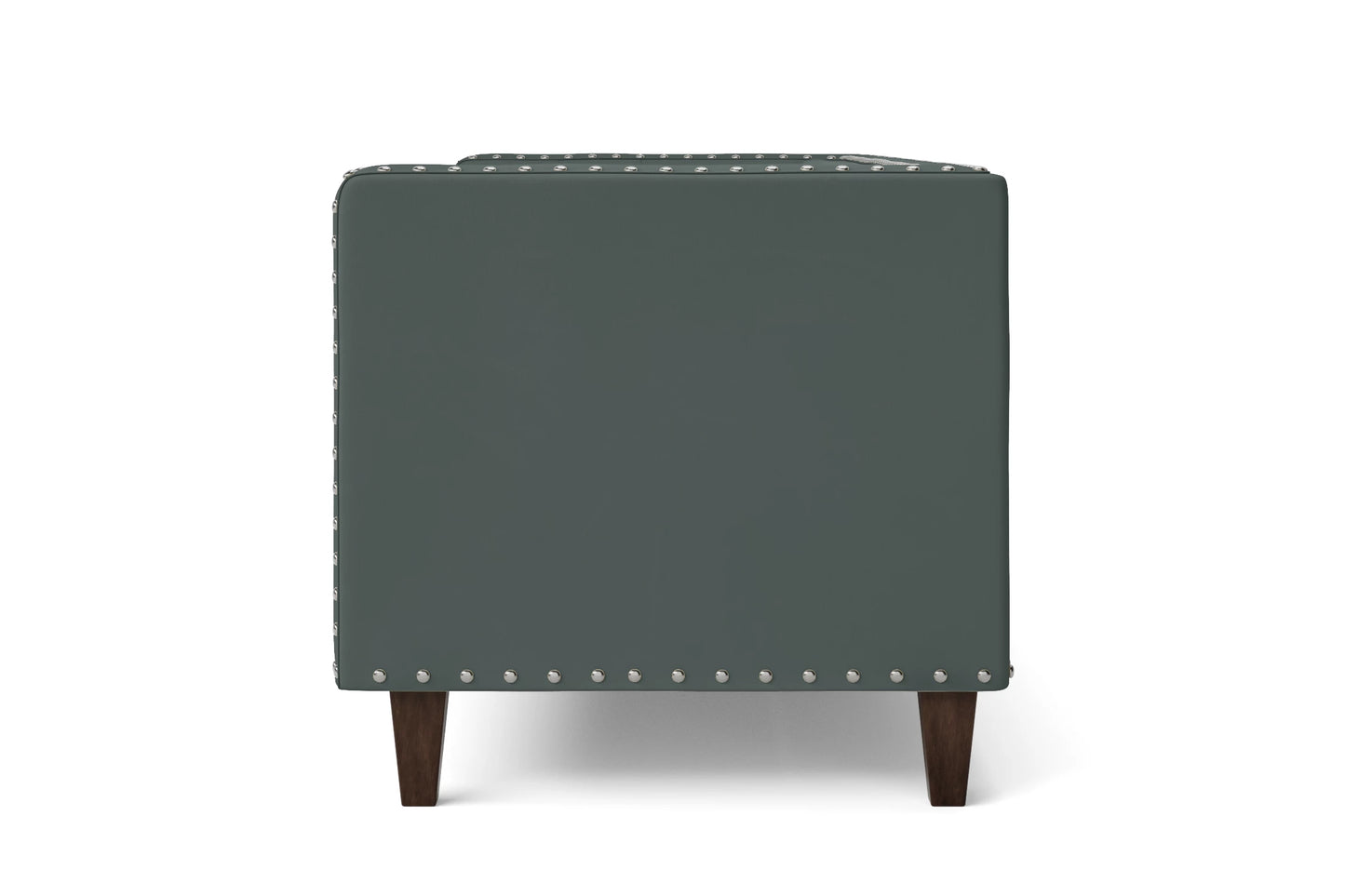 Rovigo Armchair Dusky Turquoise Leather