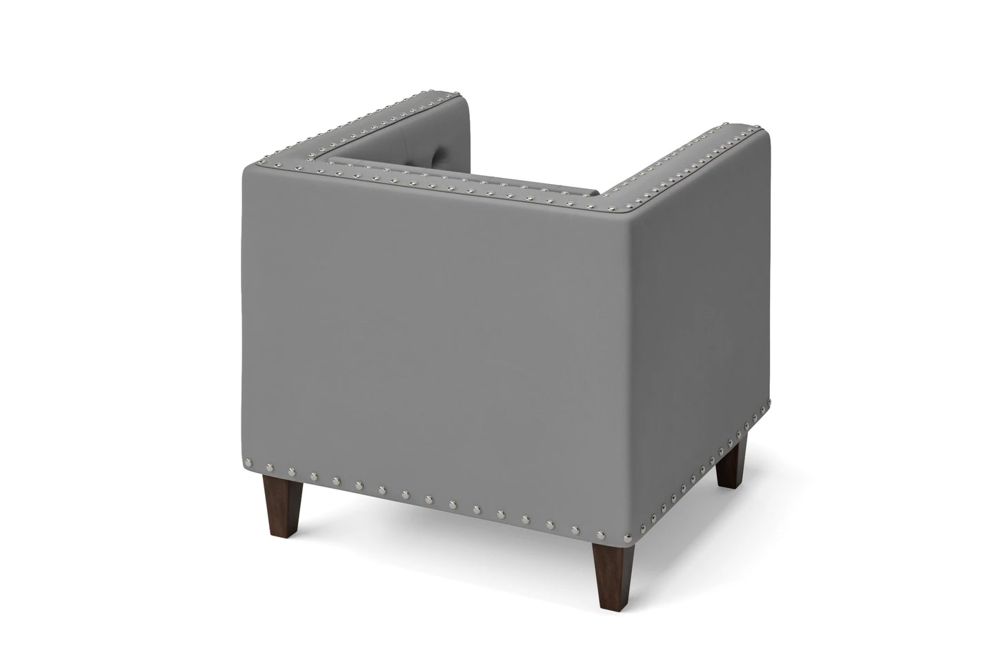 Rovigo Armchair Grey Leather