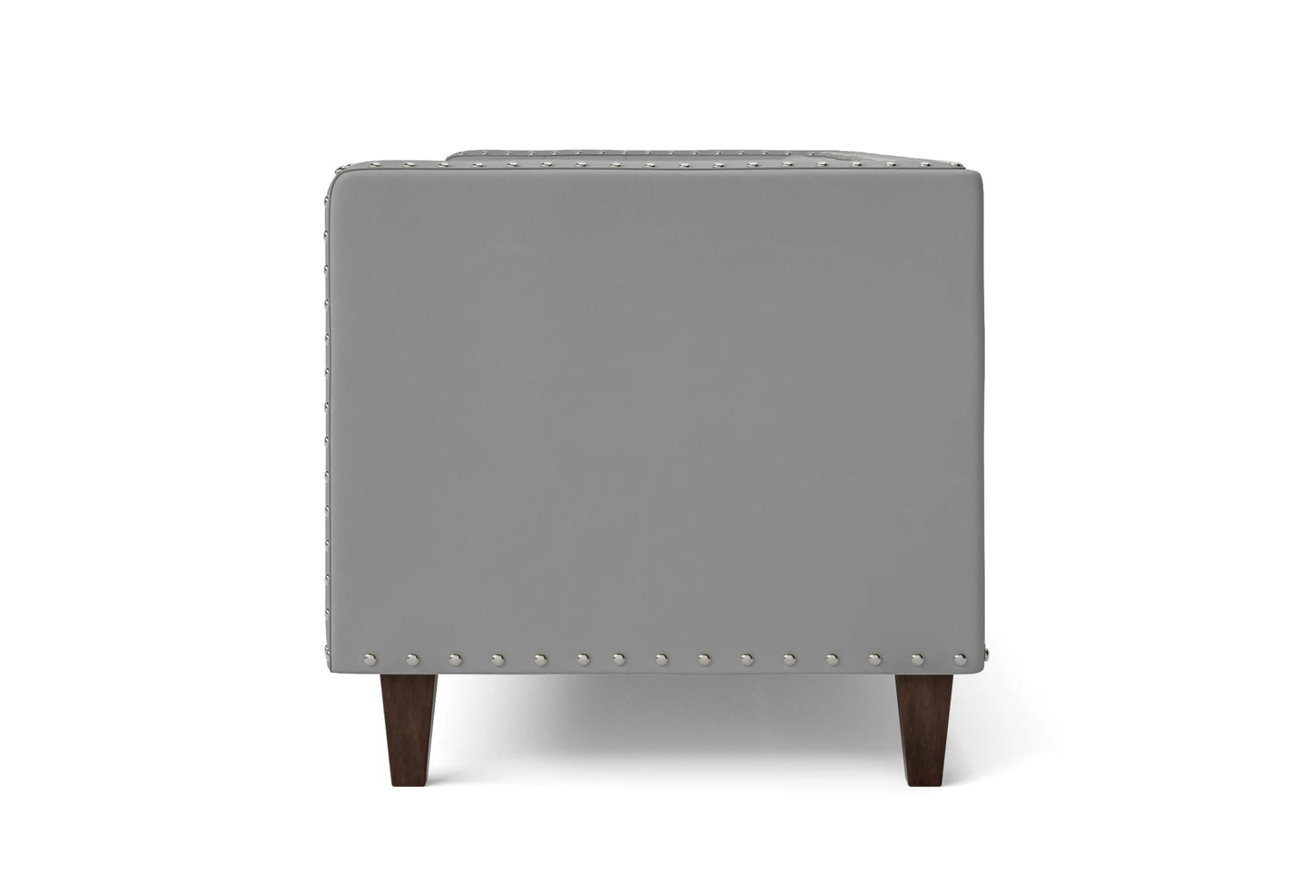 Rovigo Armchair Grey Leather