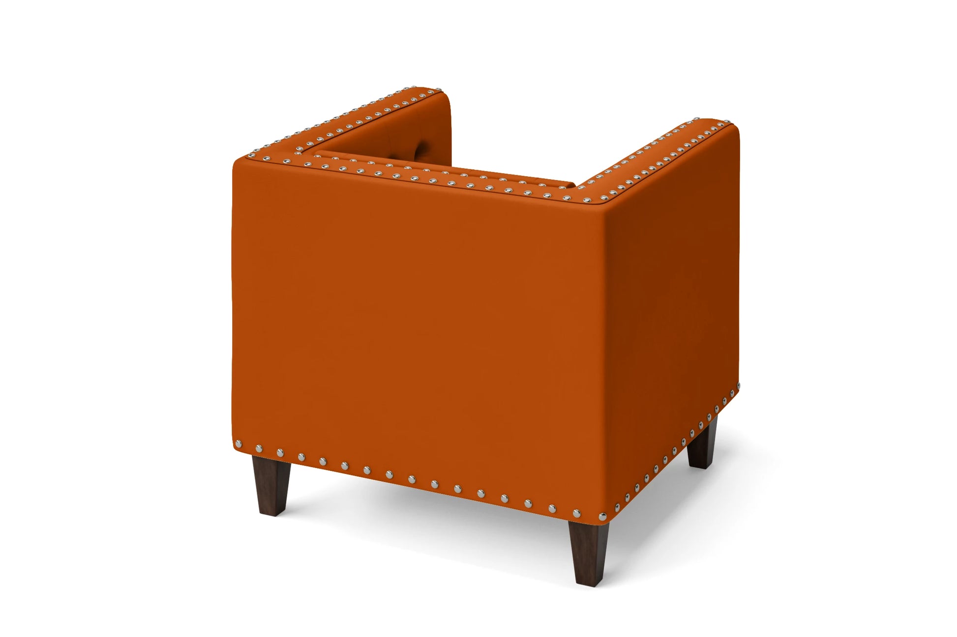 Rovigo Armchair Orange Leather