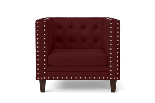 Rovigo Armchair Red Leather