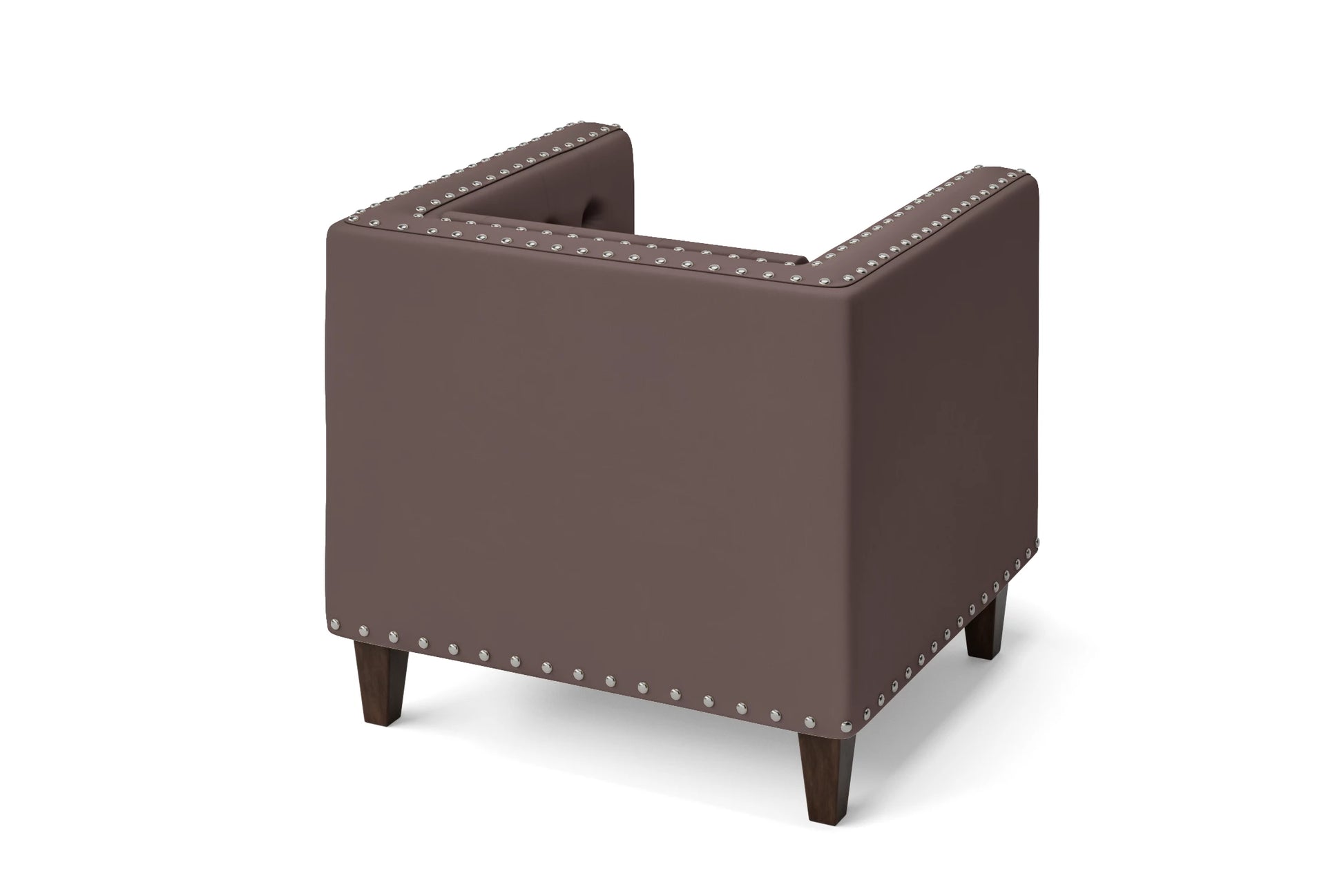 Rovigo Armchair Rose Taupe Leather