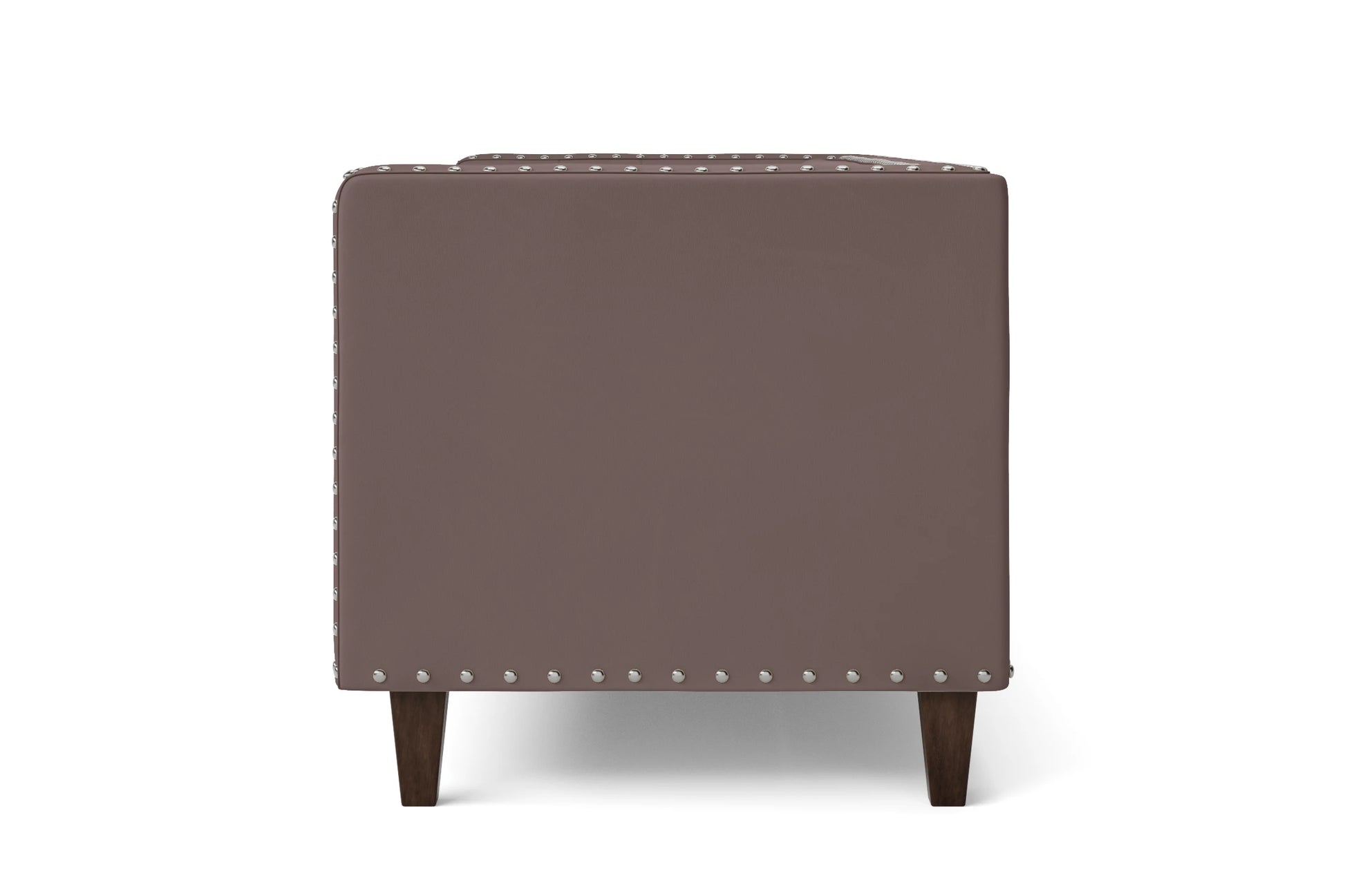 Rovigo Armchair Rose Taupe Leather