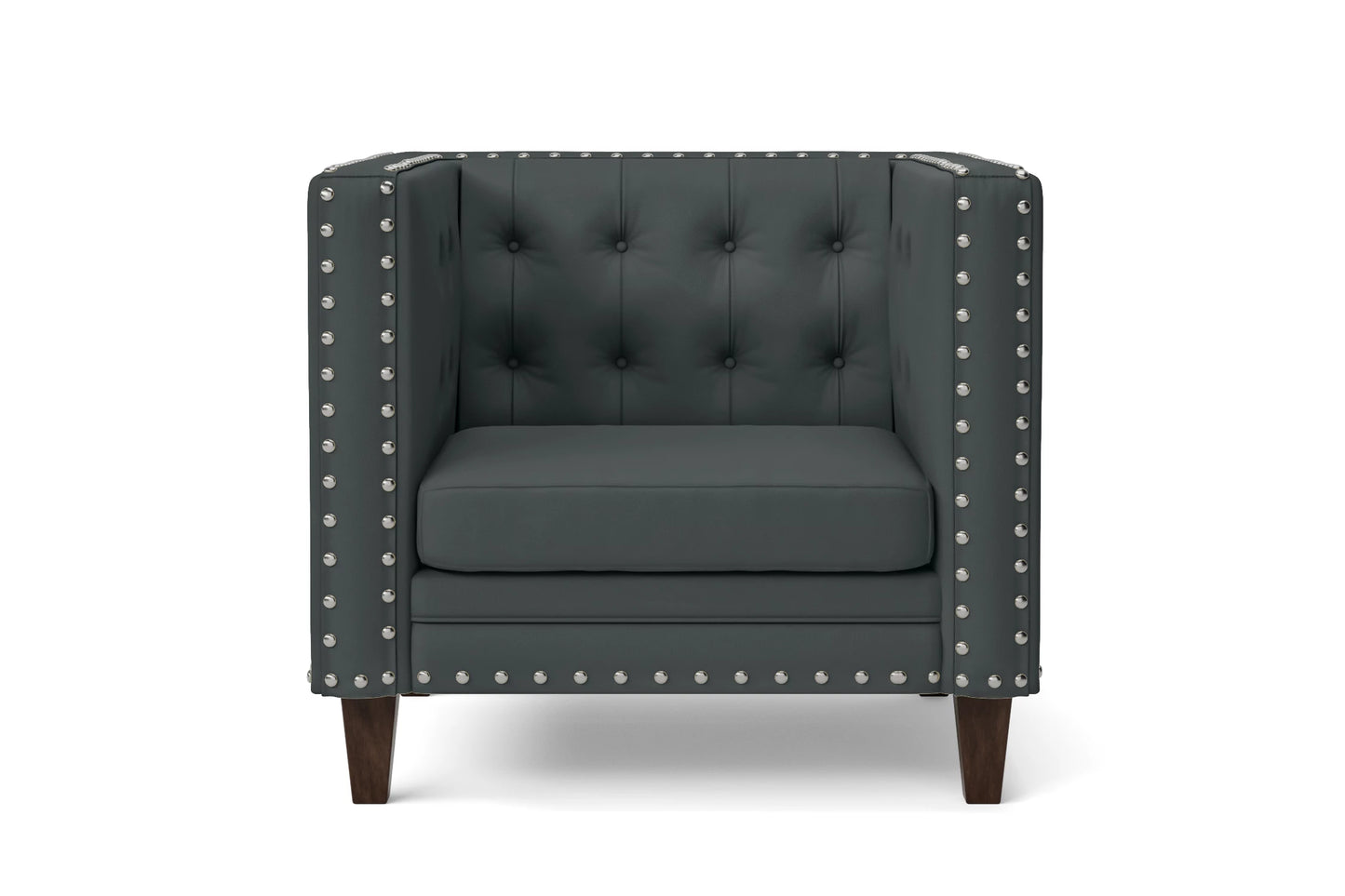 Rovigo Armchair Slate Leather