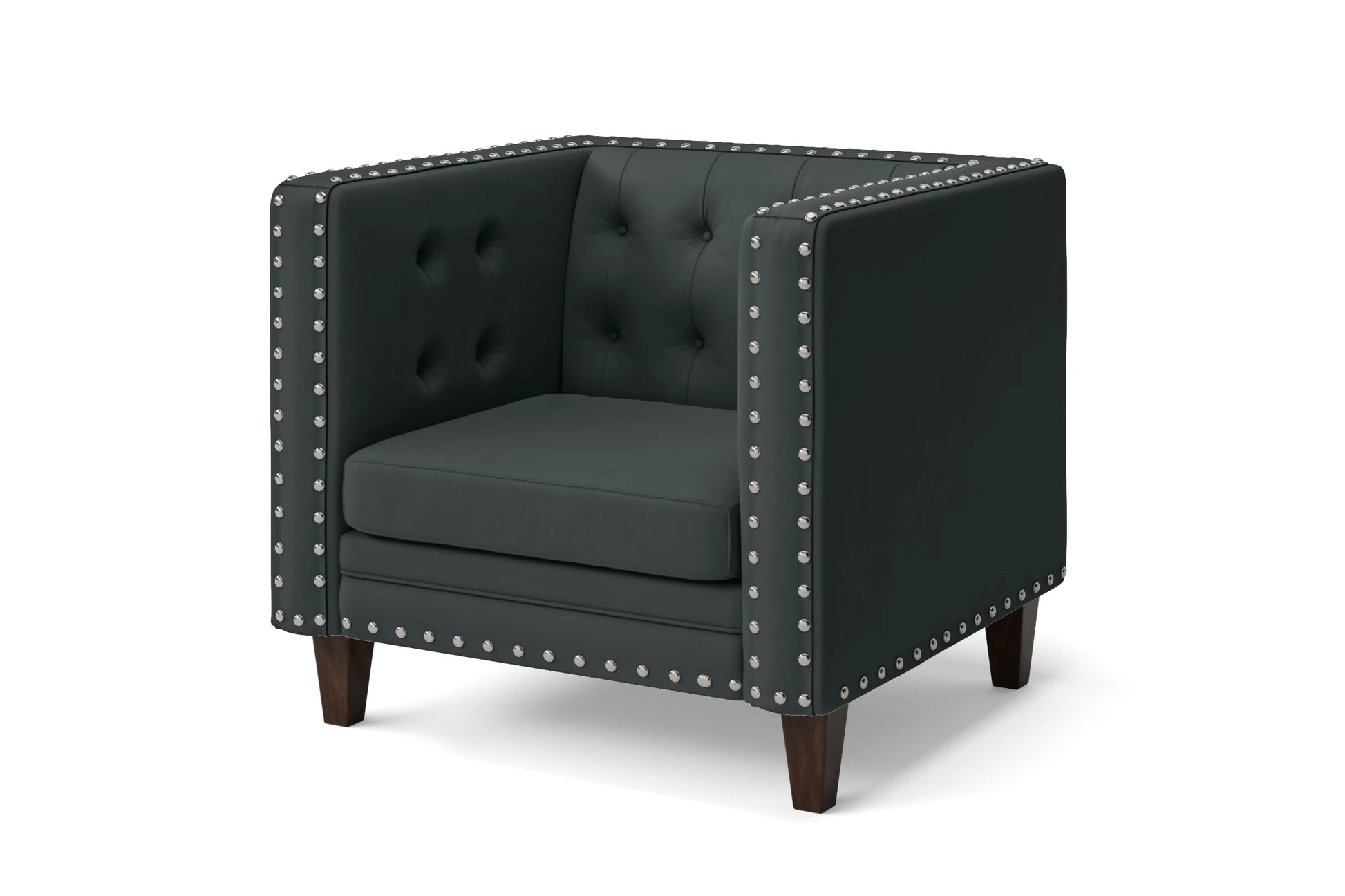 Rovigo Armchair Slate Leather