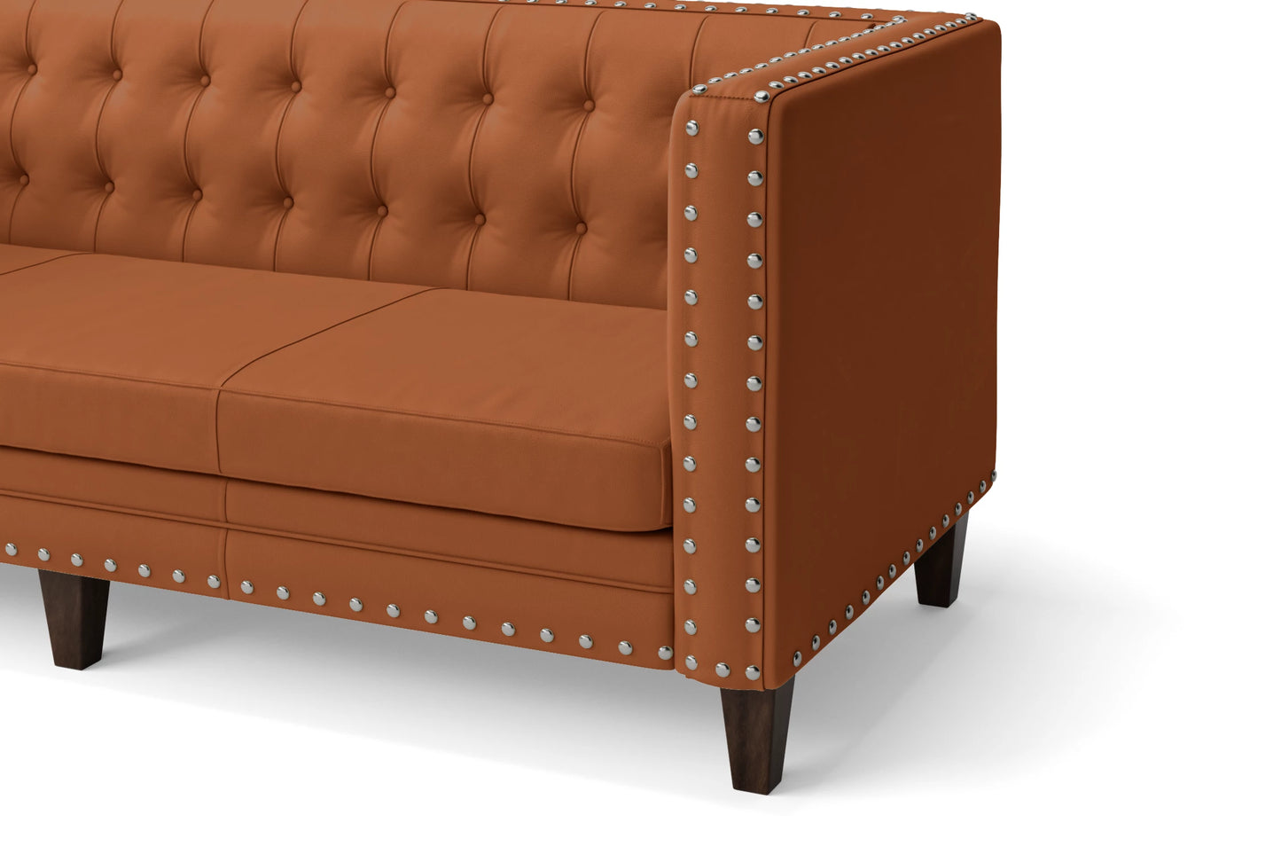 Rovigo Armchair Tan Brown Leather