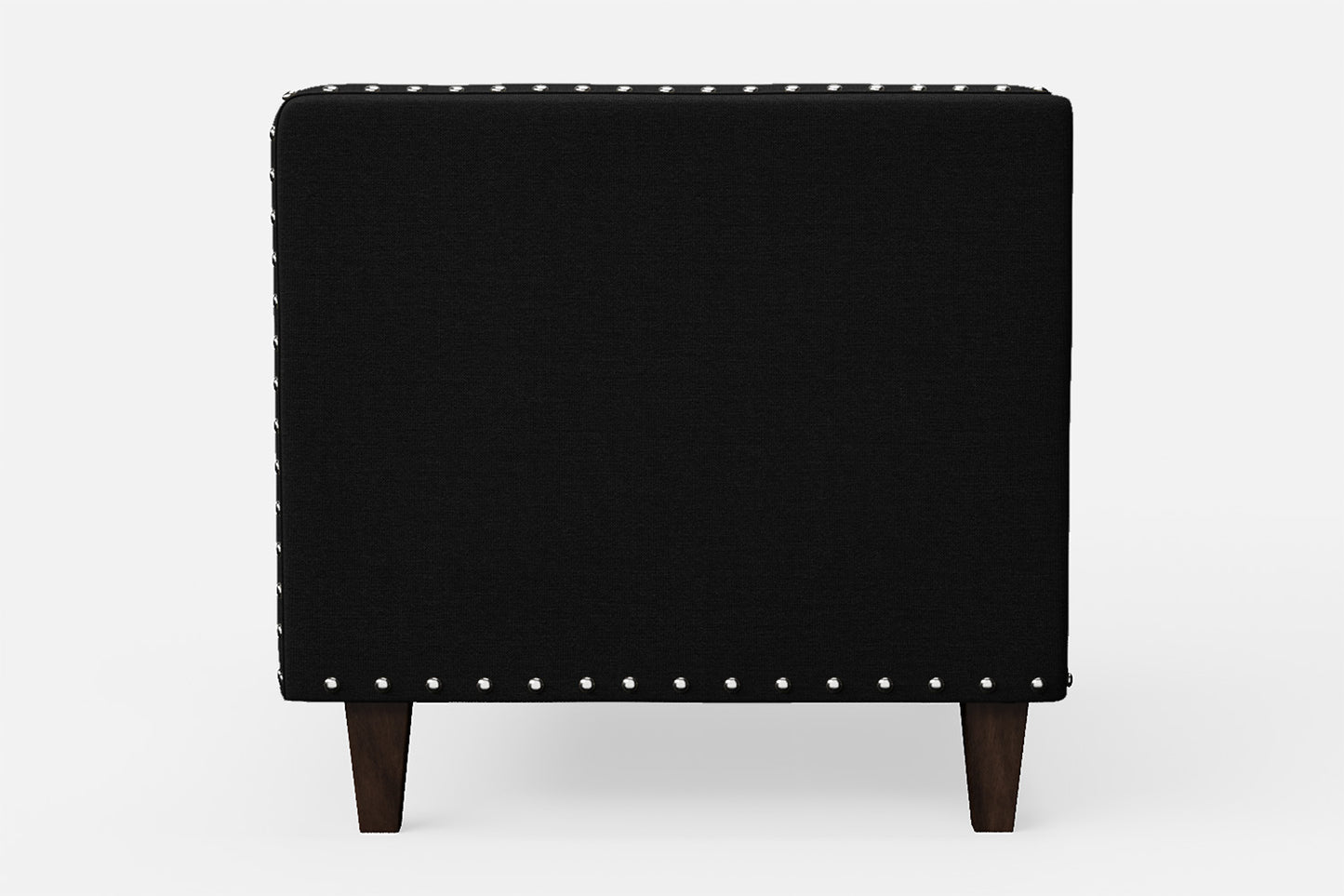 Rovigo Armchair Black Linen Fabric