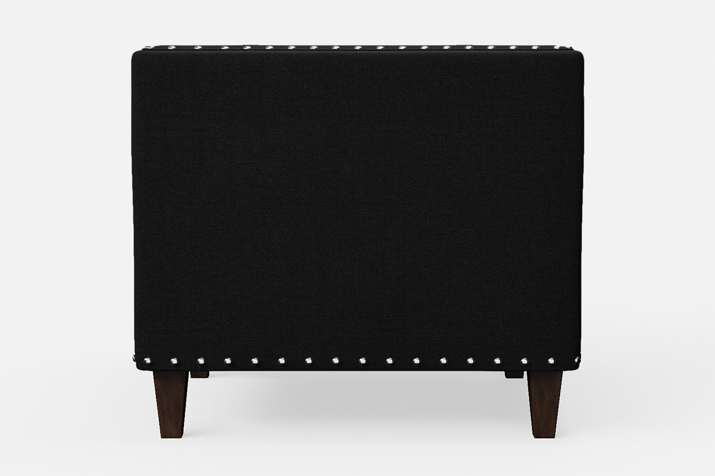 Rovigo Armchair Black Linen Fabric