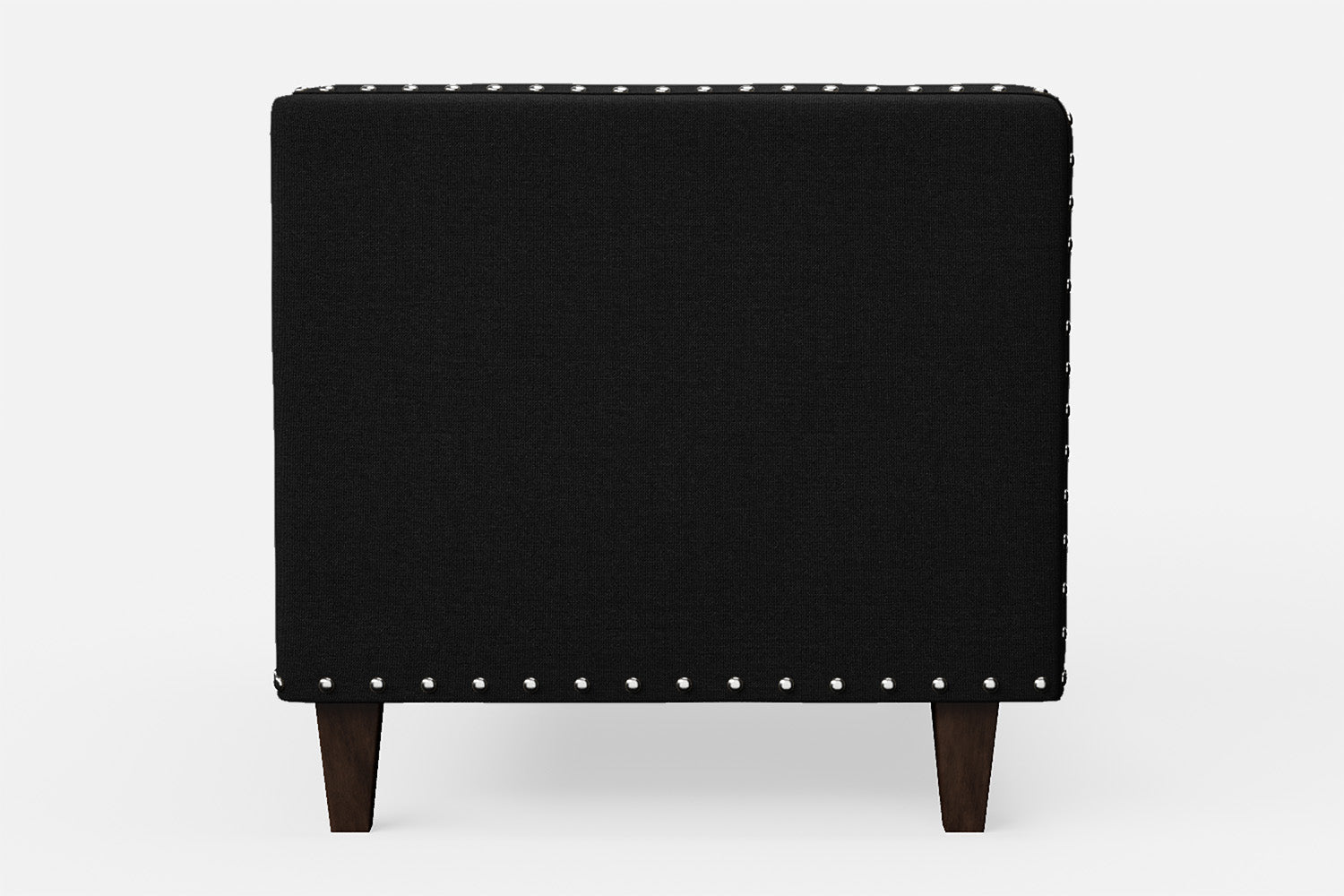 Rovigo Armchair Black Linen Fabric