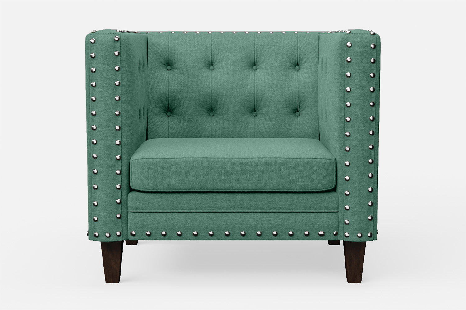 Rovigo Armchair Mint Green Linen Fabric