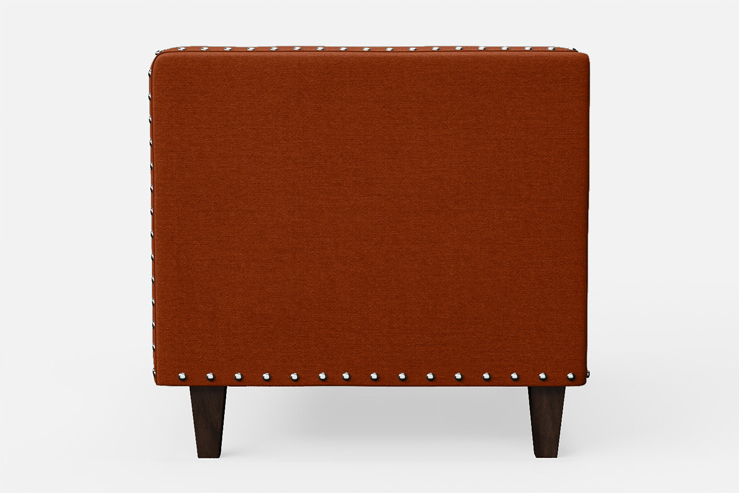 Rovigo Armchair Orange Linen Fabric