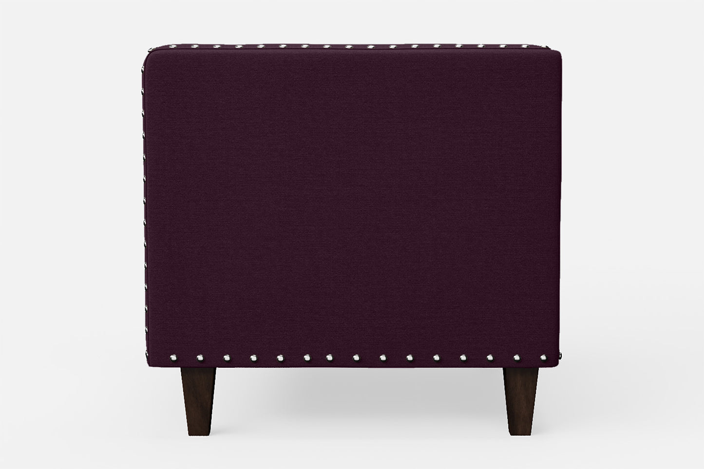 Rovigo Armchair Purple Linen Fabric