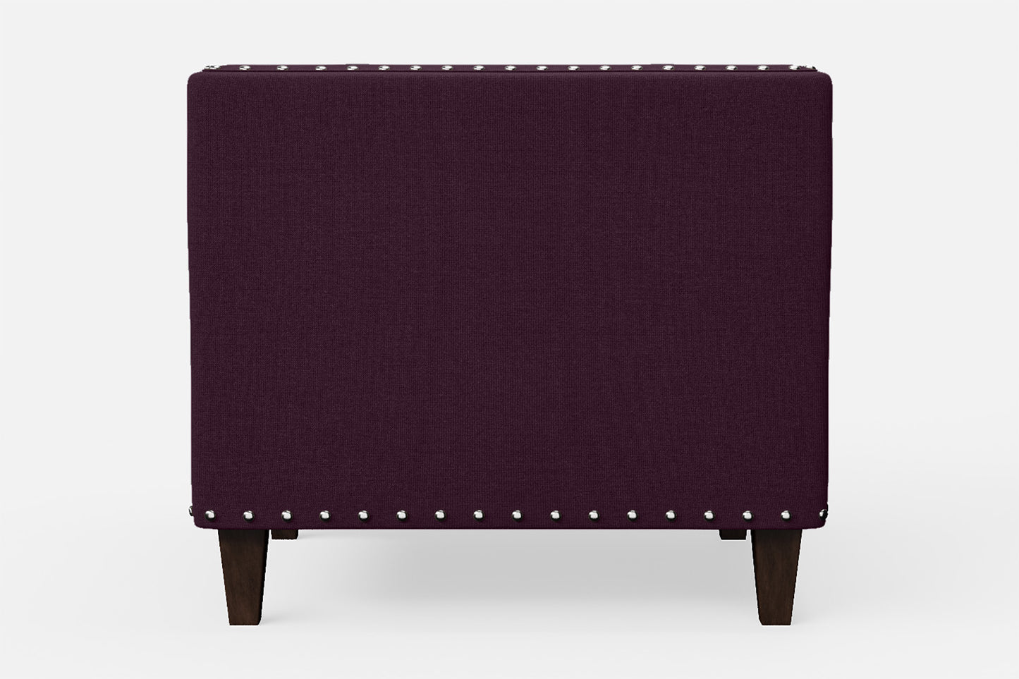 Rovigo Armchair Purple Linen Fabric