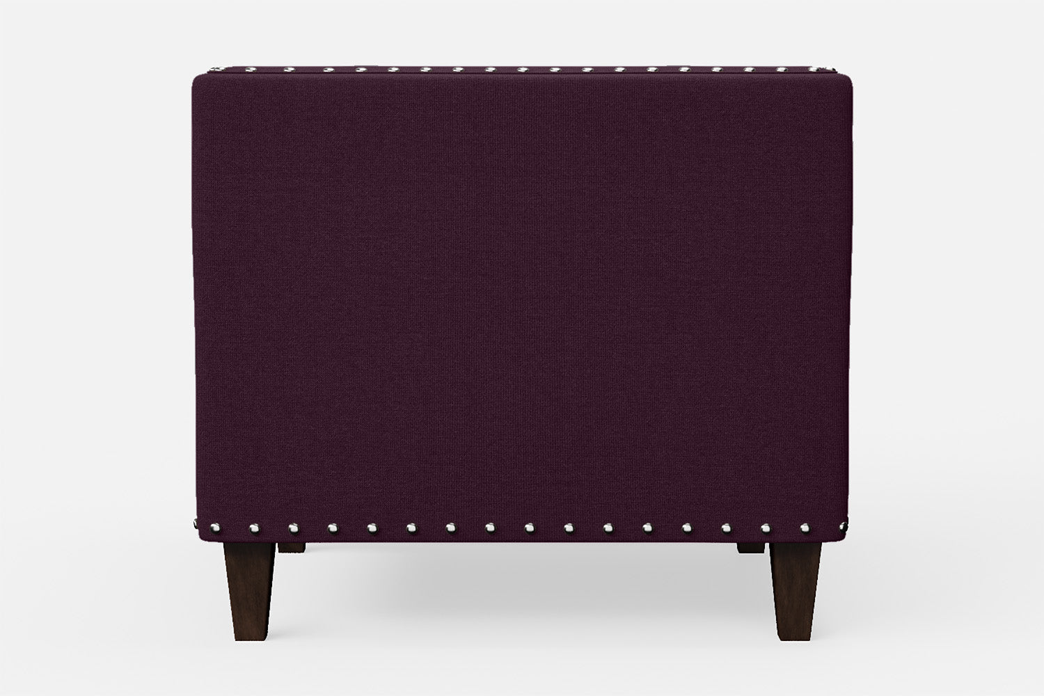 Rovigo Armchair Purple Linen Fabric