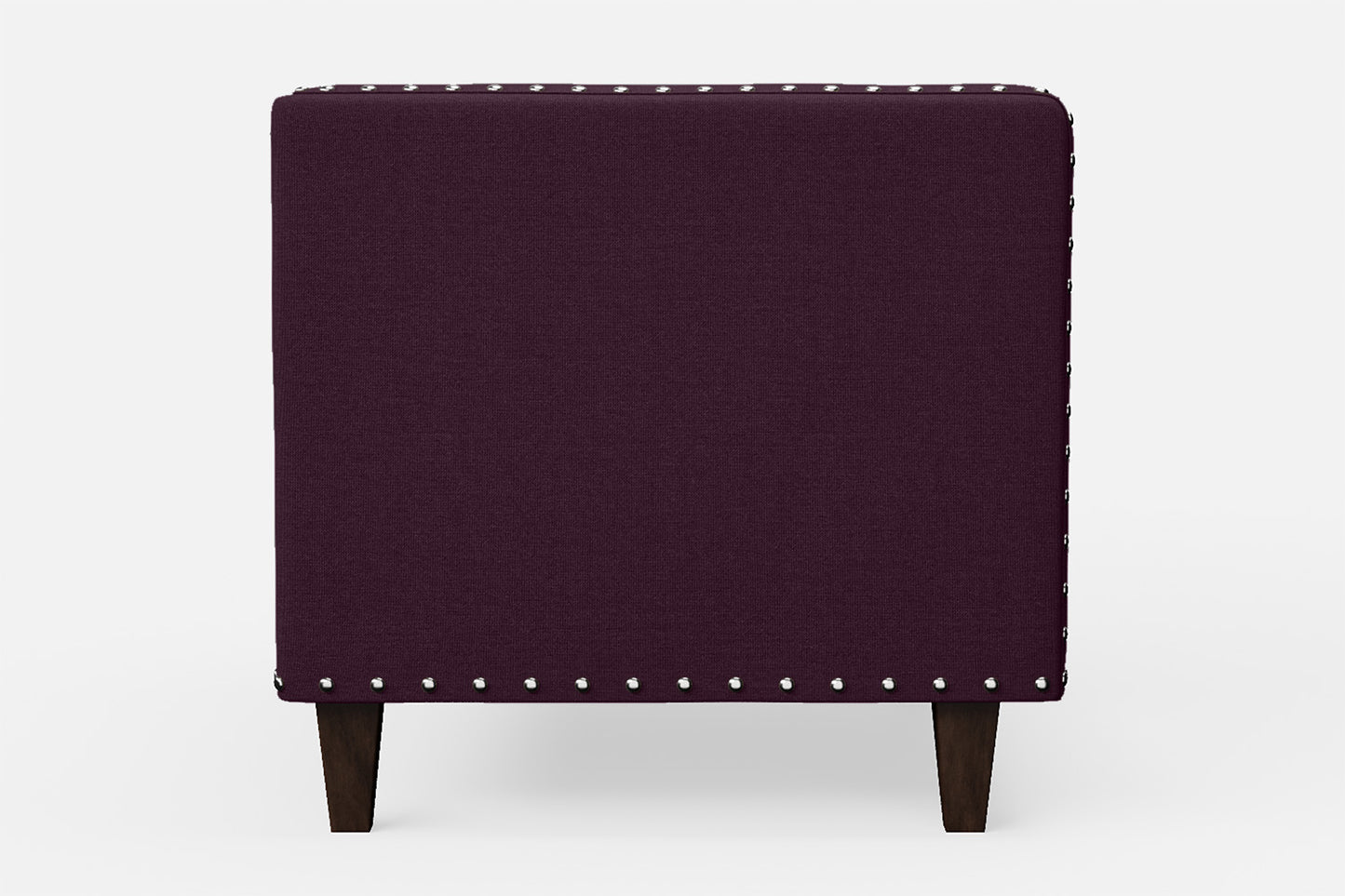 Rovigo Armchair Purple Linen Fabric