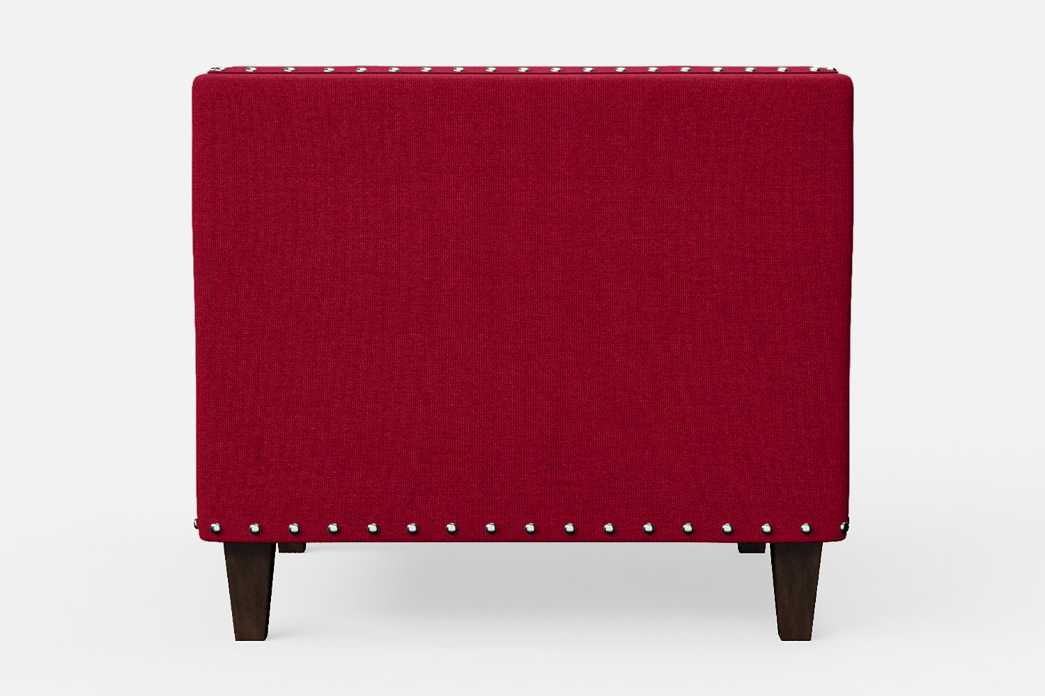 Rovigo Armchair Red Linen Fabric