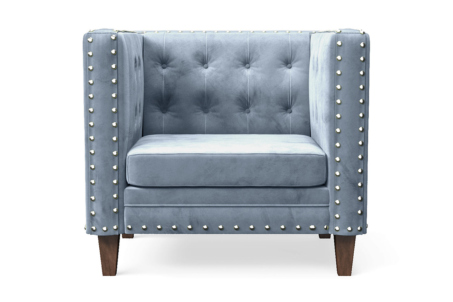 Rovigo Armchair Baby Blue Velvet