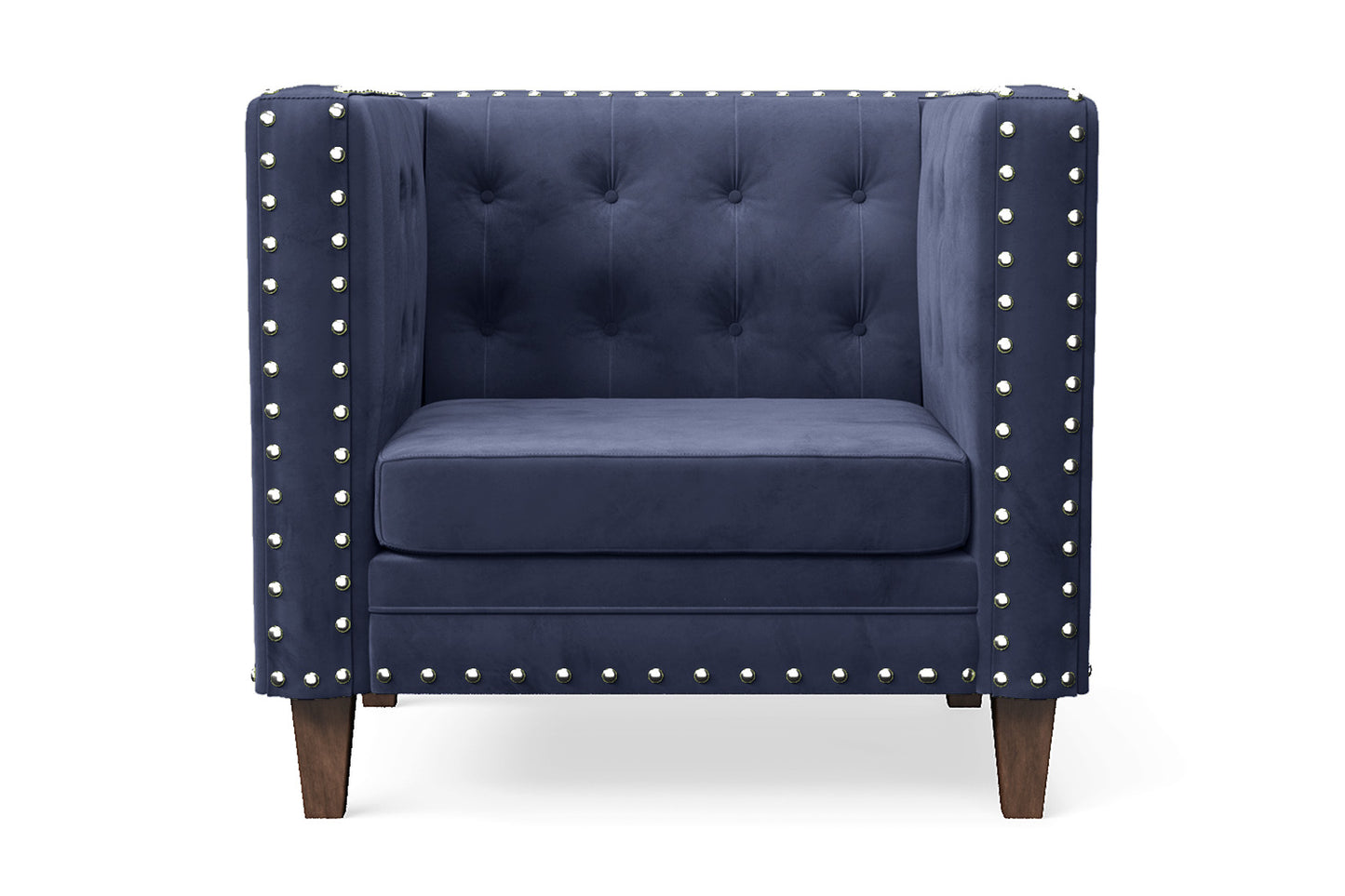 Rovigo Armchair Dark Blue Velvet