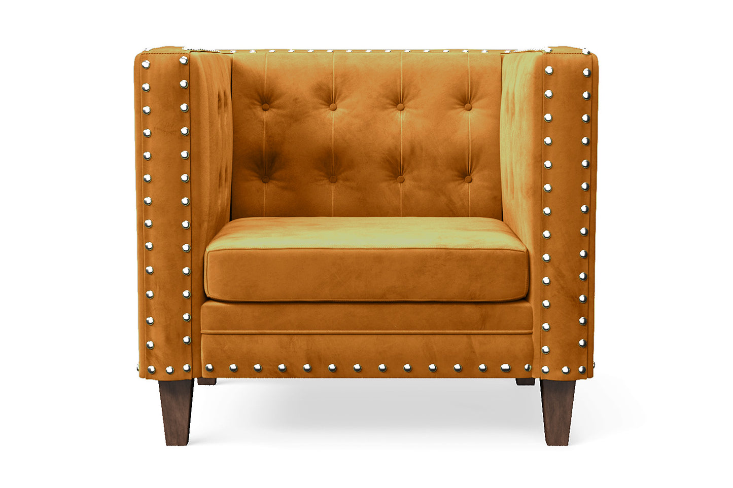 Rovigo Armchair Gold Velvet