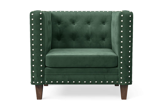 Rovigo Armchair Green Velvet