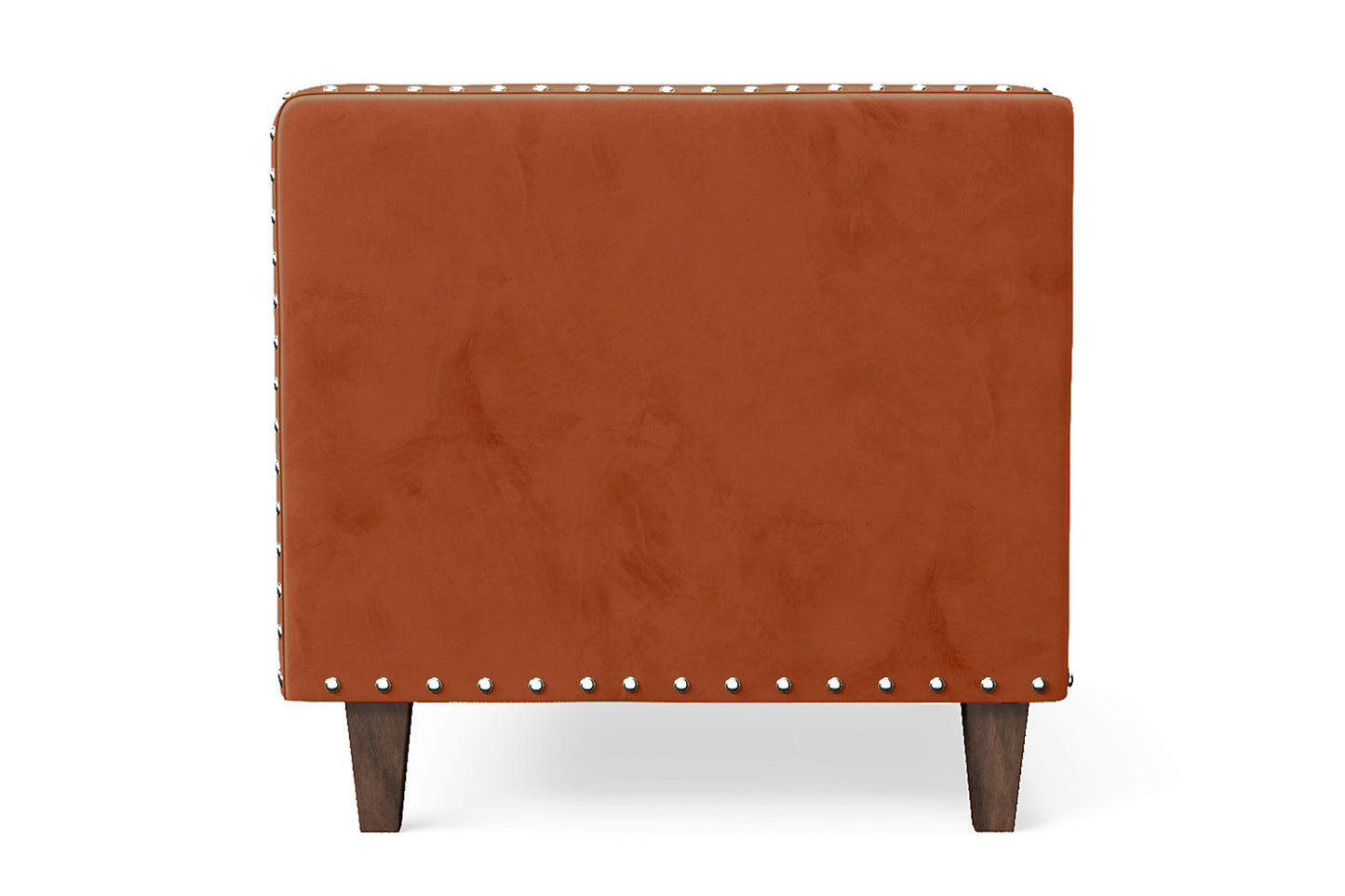 Rovigo Armchair Orange Velvet