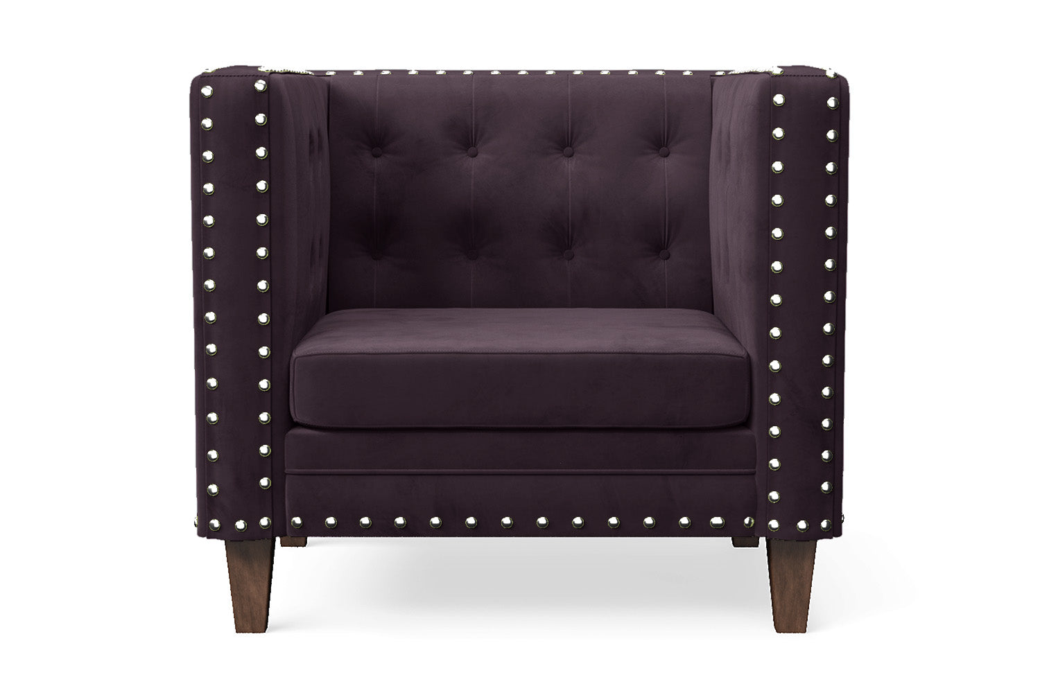 Rovigo Armchair Purple Velvet