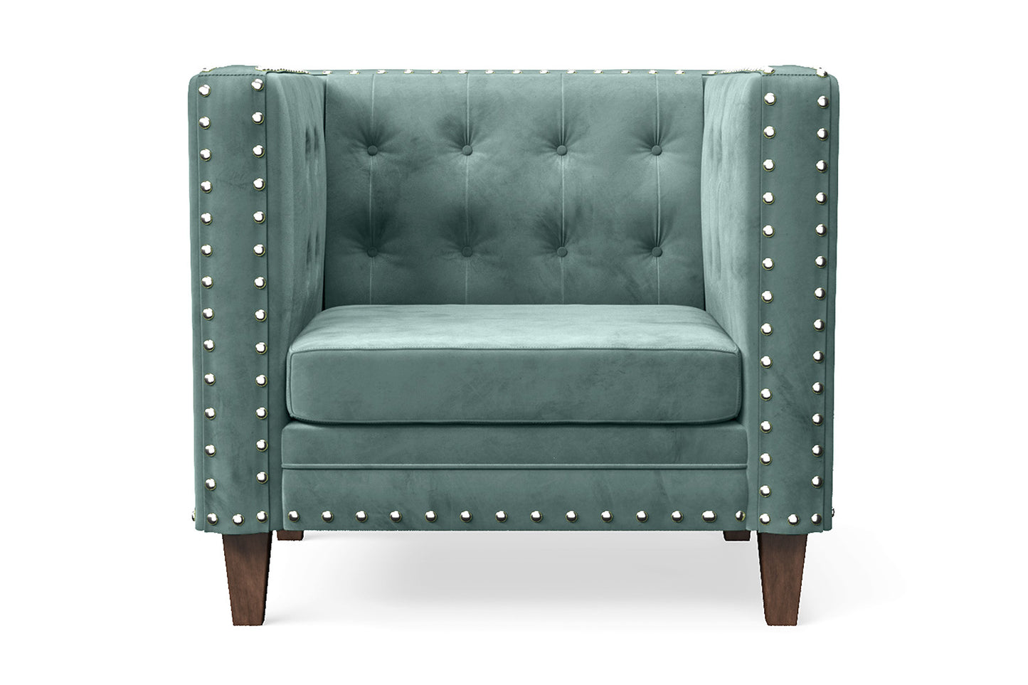 Rovigo Armchair Teal Velvet