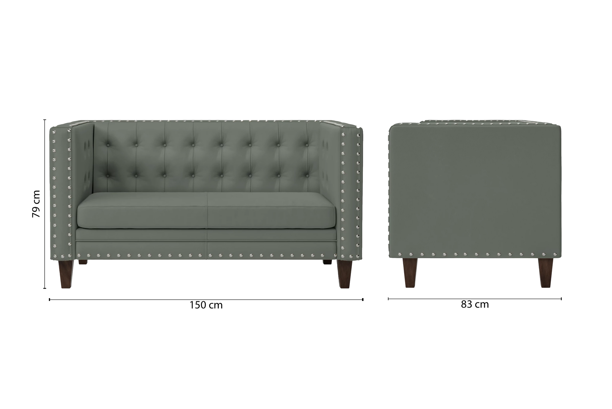 Rovigo 2 Seater Sofa Lush Leather