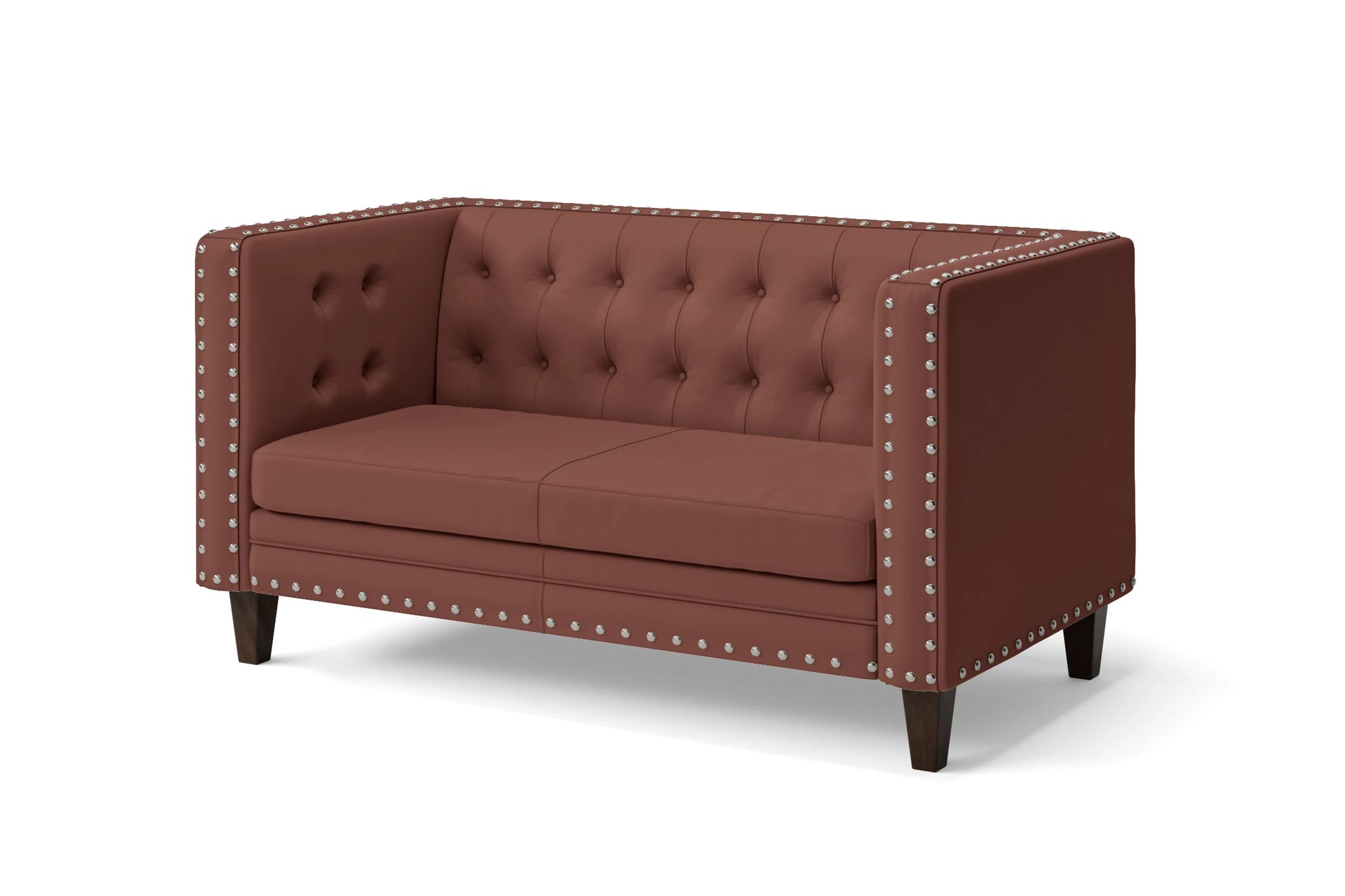 Rovigo 2 Seater Sofa Mauve Leather