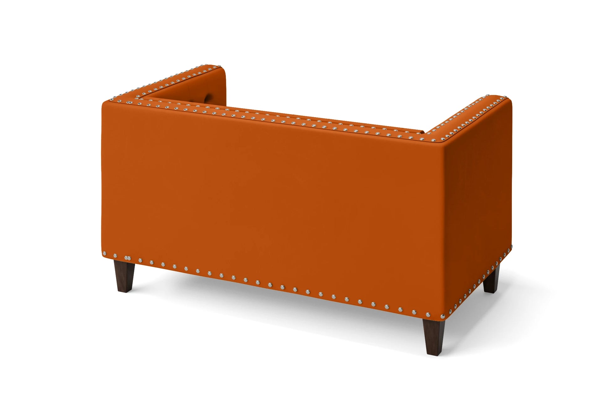 Rovigo 2 Seater Sofa Orange Leather